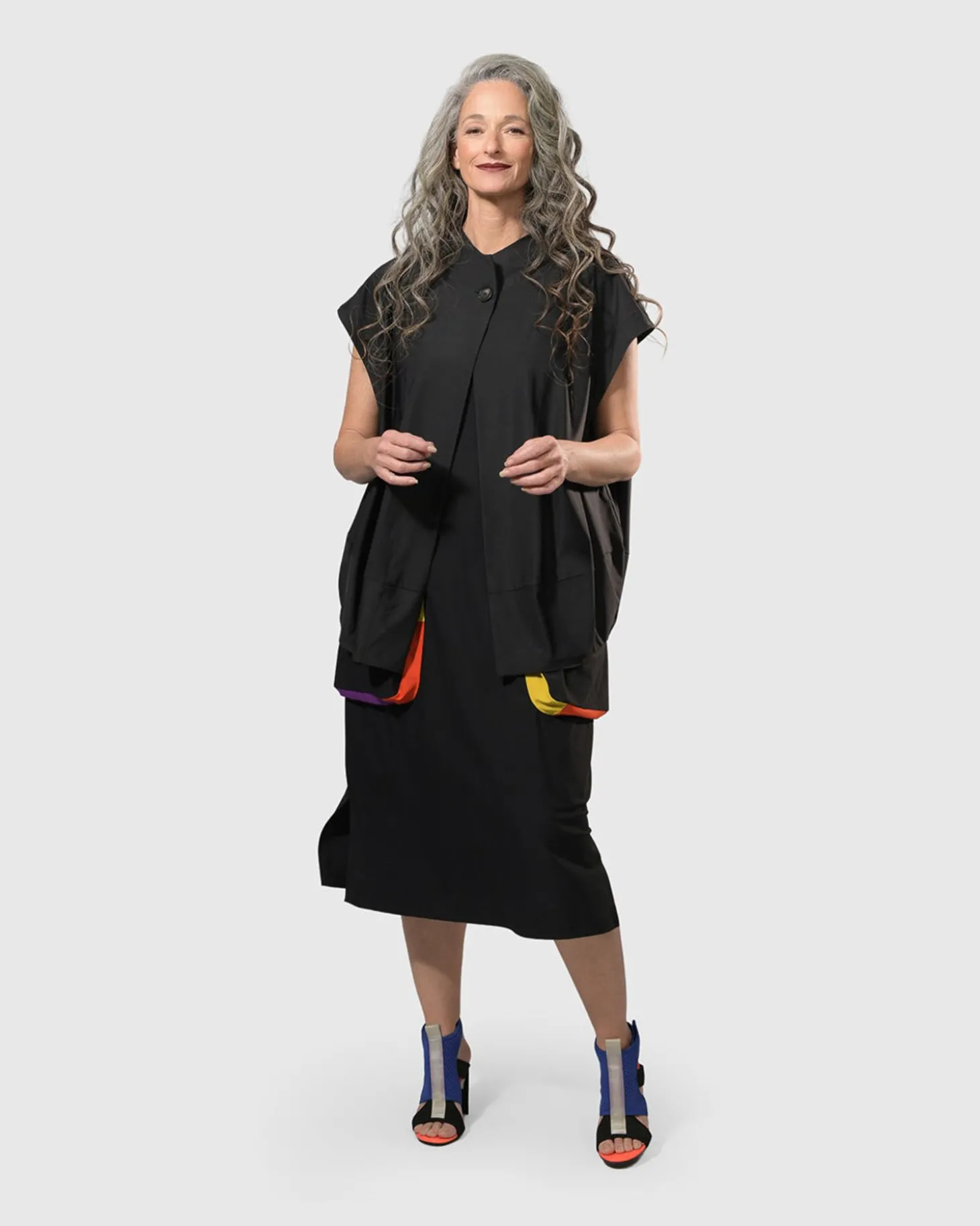Women Alembika Essential Tekbika Go-To Vest Jacket, Black