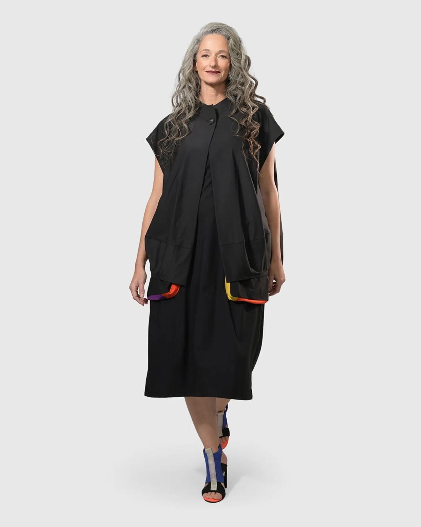 Women Alembika Essential Tekbika Go-To Vest Jacket, Black