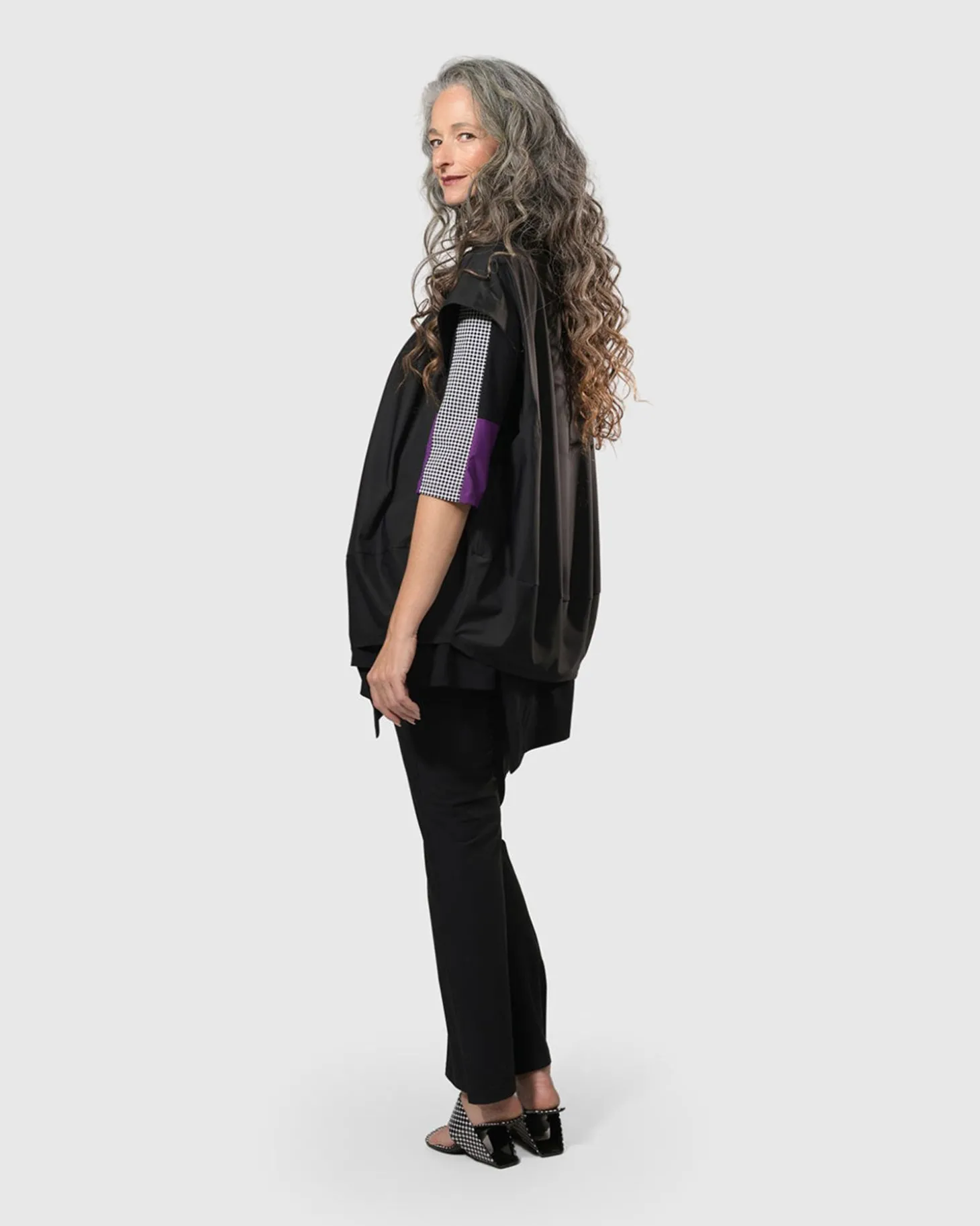Women Alembika Essential Tekbika Go-To Vest Jacket, Black