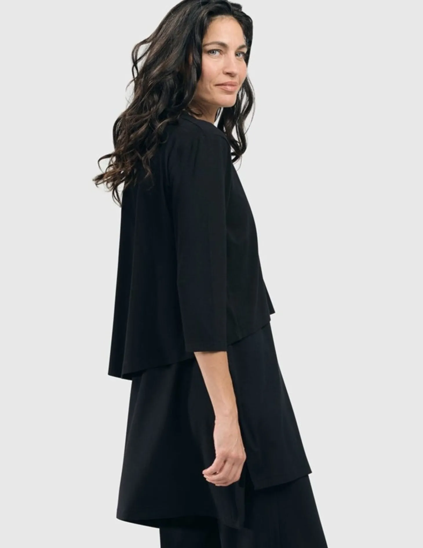 Women Alembika Essential 2-Tone Crop Cardigan, Coffee