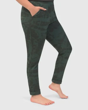 Women Alembika Exhale Jogger Pants, Forest Tie-Dye