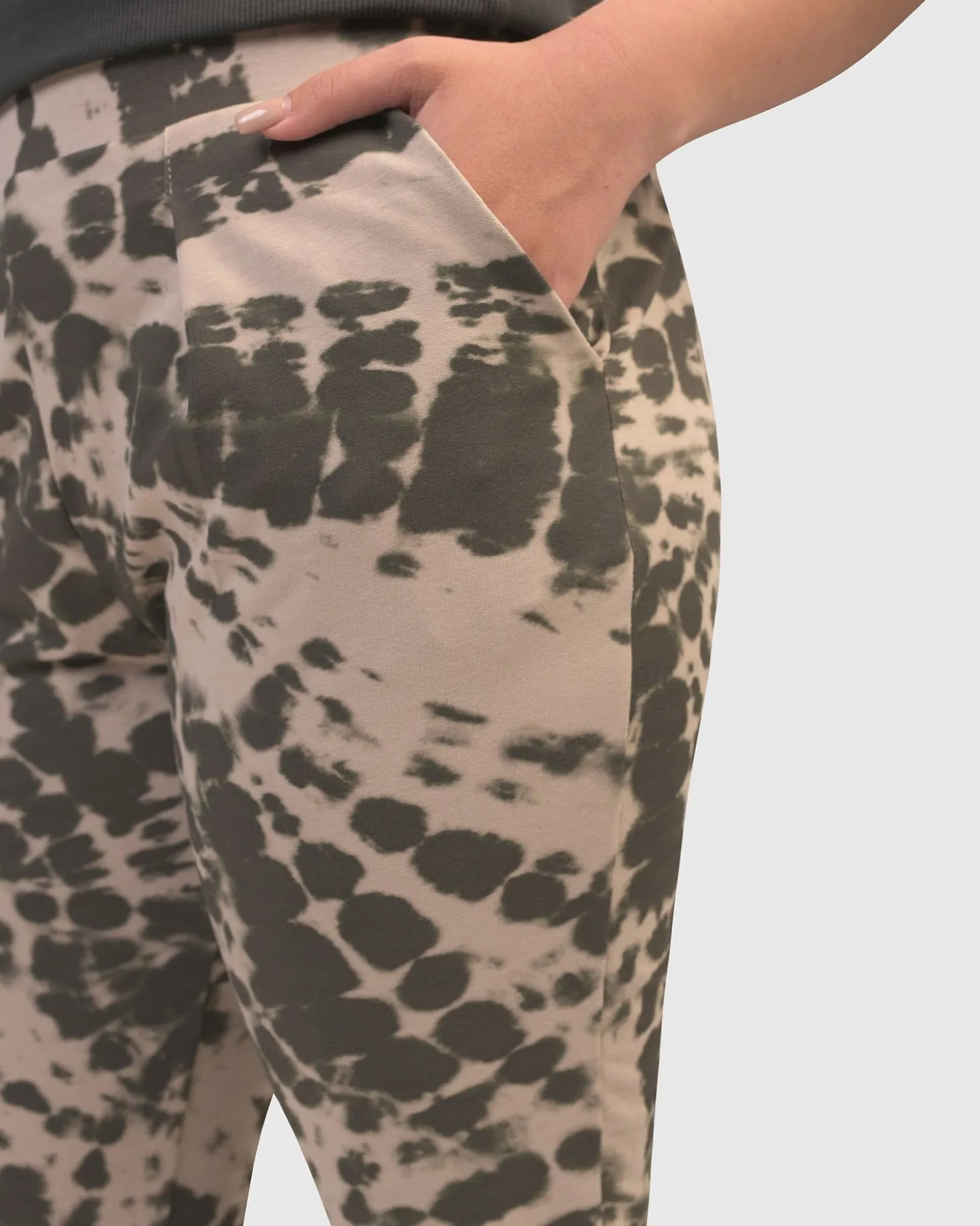 Women Alembika Exhale Jogger Pants, Stone Tie-Dye