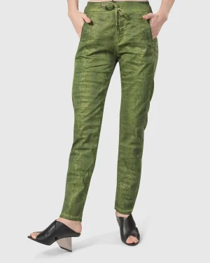 Women Alembika Fearless Iconic Stretch Jeans, Green