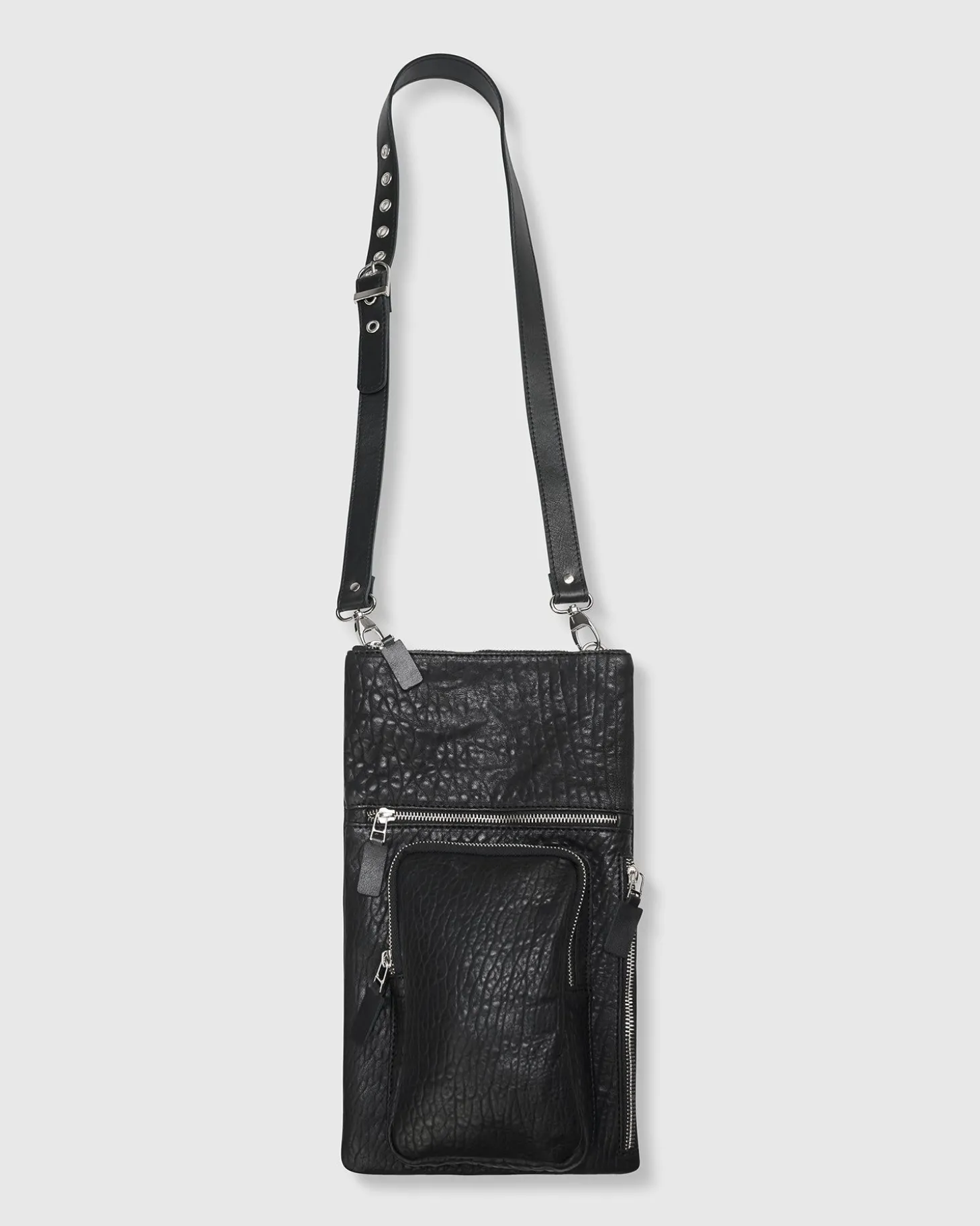 Women Alembika Flat Stash Pouch Bag, Black