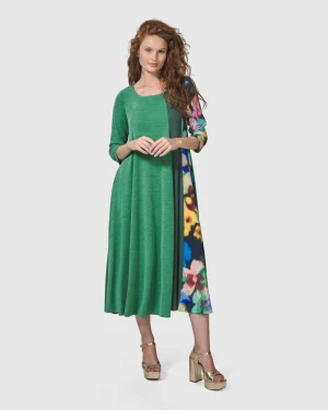 Women Alembika Forget-Me-Not A-Line Maxi Dress, Garden