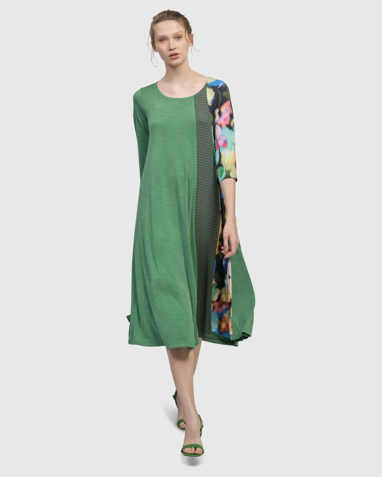 Women Alembika Forget-Me-Not A-Line Maxi Dress, Garden