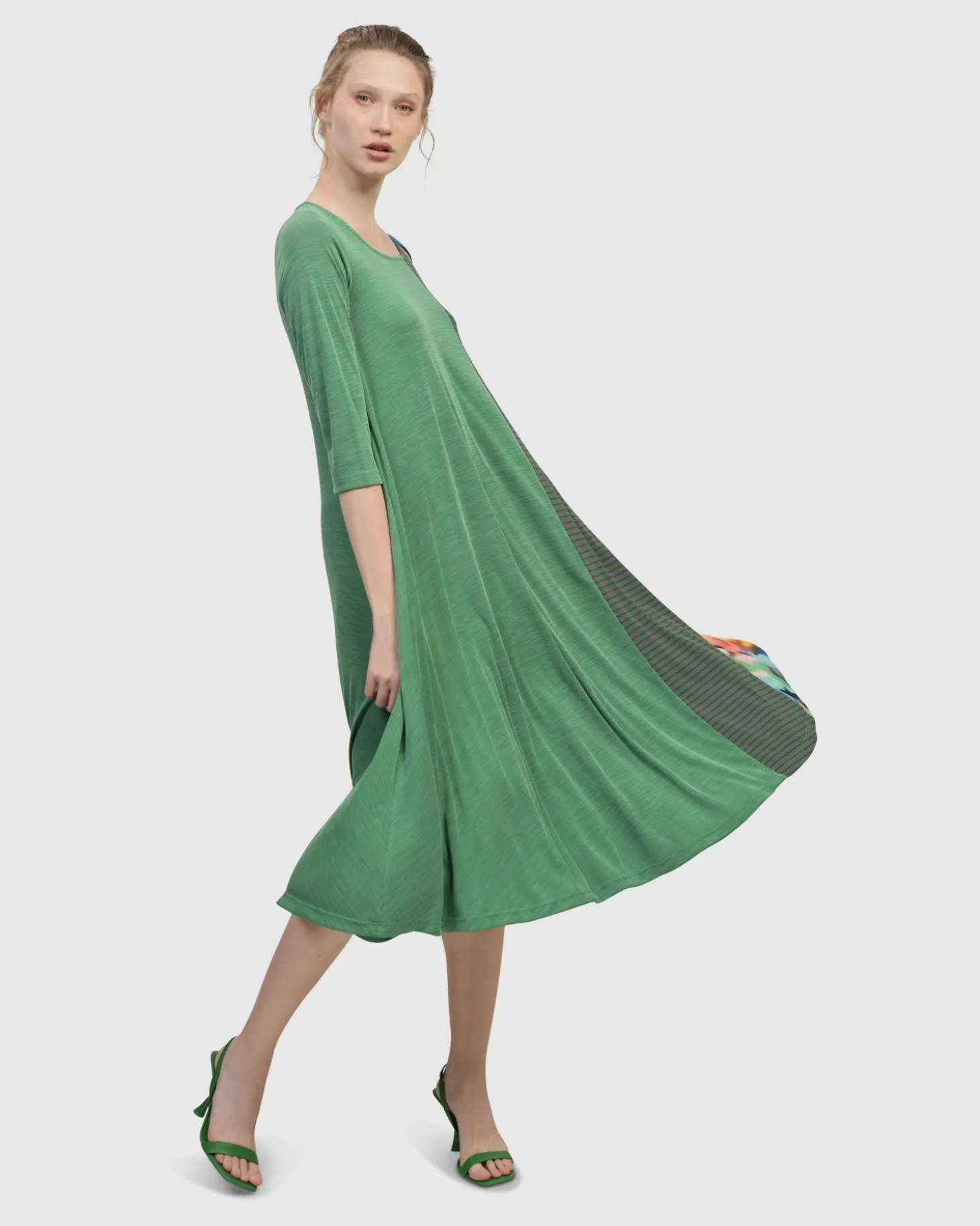 Women Alembika Forget-Me-Not A-Line Maxi Dress, Garden