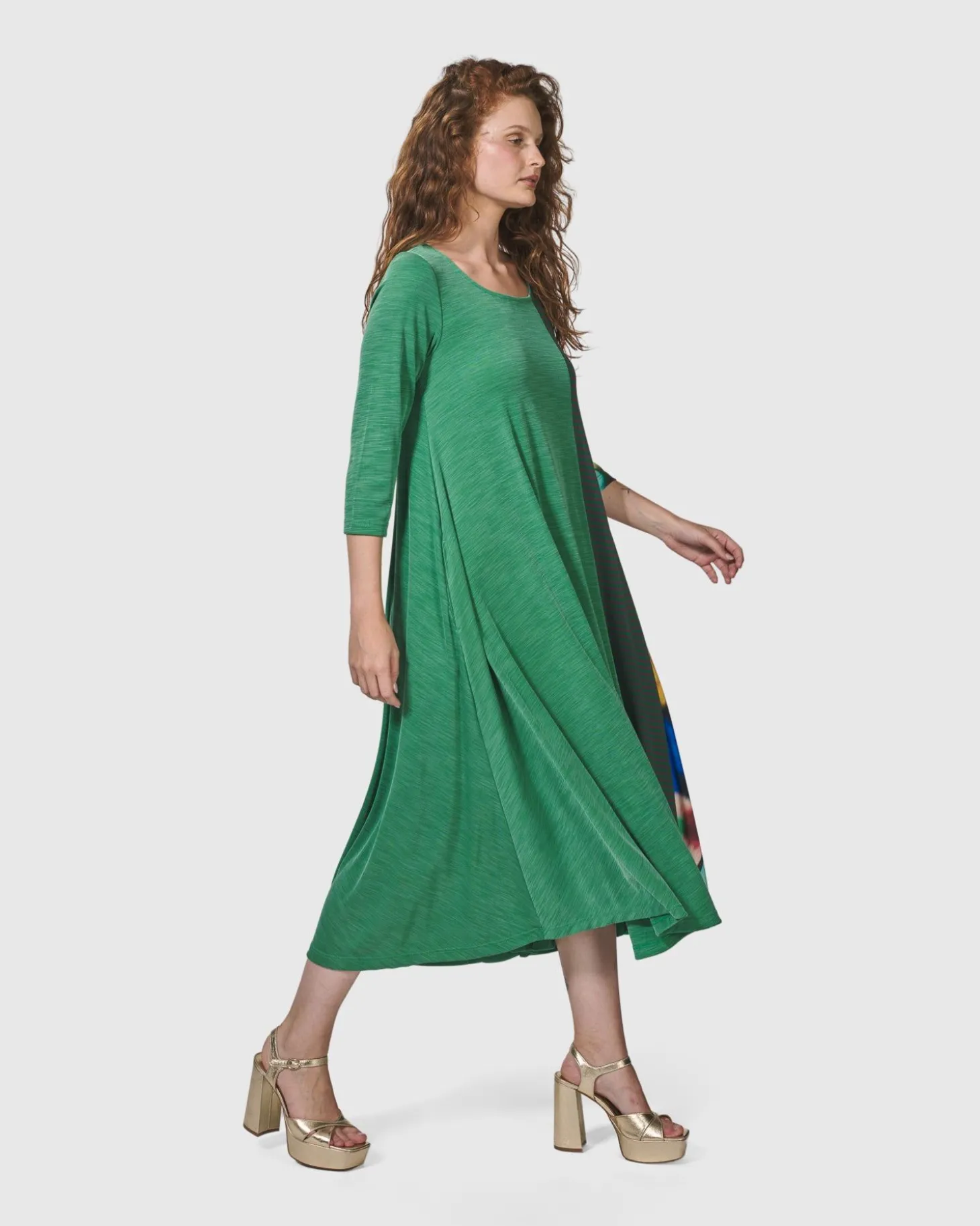 Women Alembika Forget-Me-Not A-Line Maxi Dress, Garden