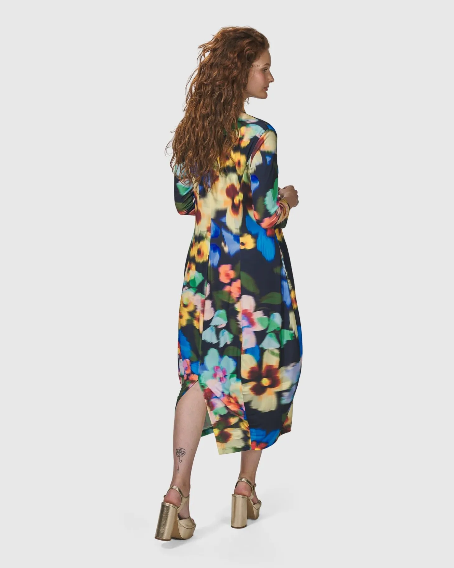 Women Alembika Forget-Me-Not Cocoon Dress, Garden