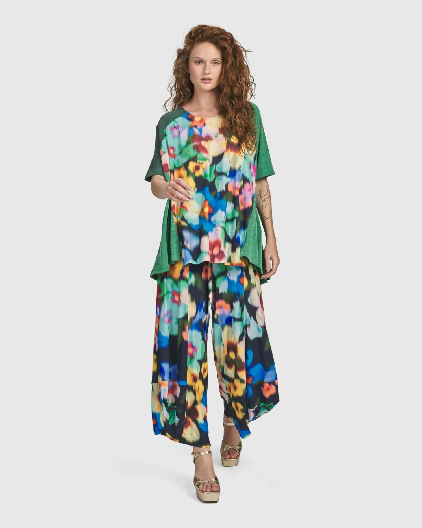 Women Alembika Forget-Me-Not Punto Pants, Garden