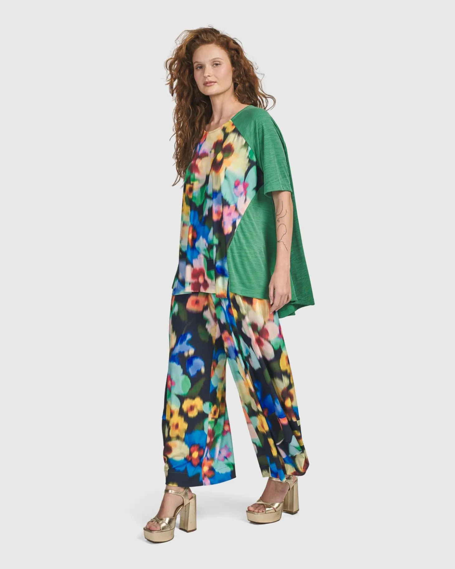 Women Alembika Forget-Me-Not Punto Pants, Garden
