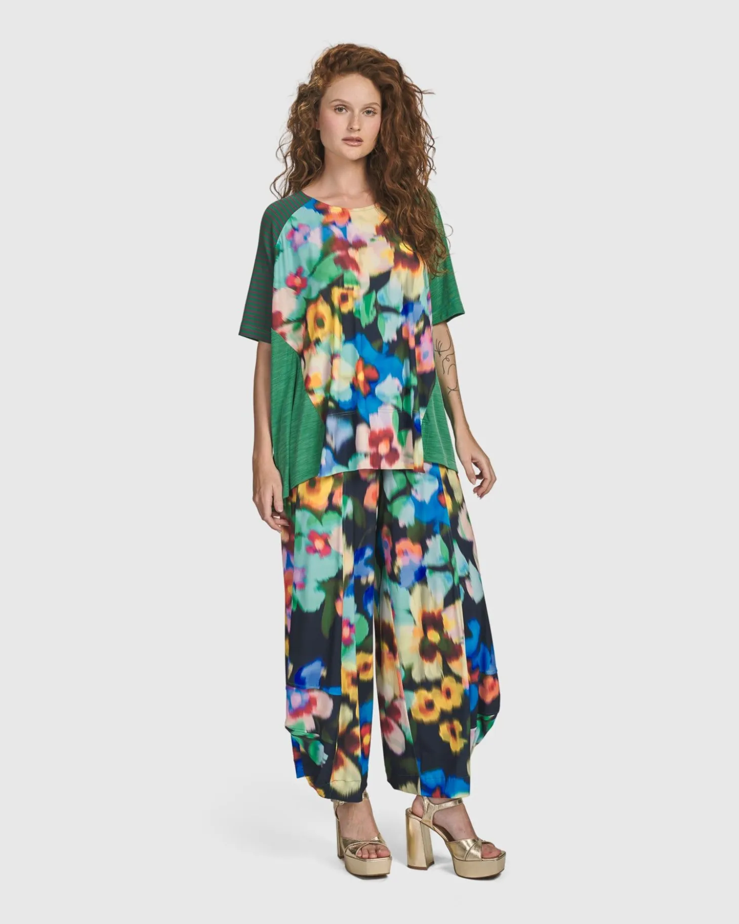 Women Alembika Forget-Me-Not Punto Pants, Garden