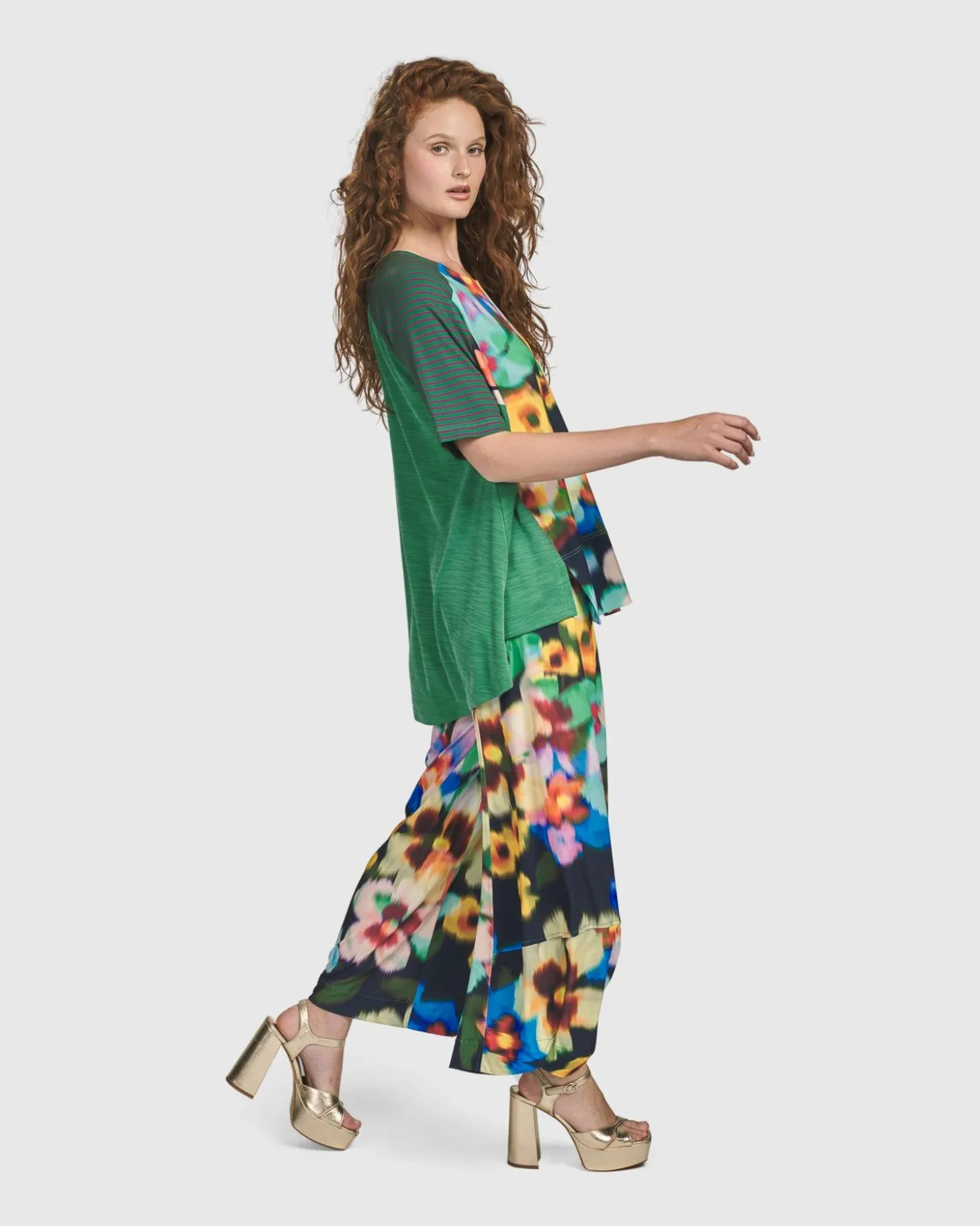 Women Alembika Forget-Me-Not Punto Pants, Garden
