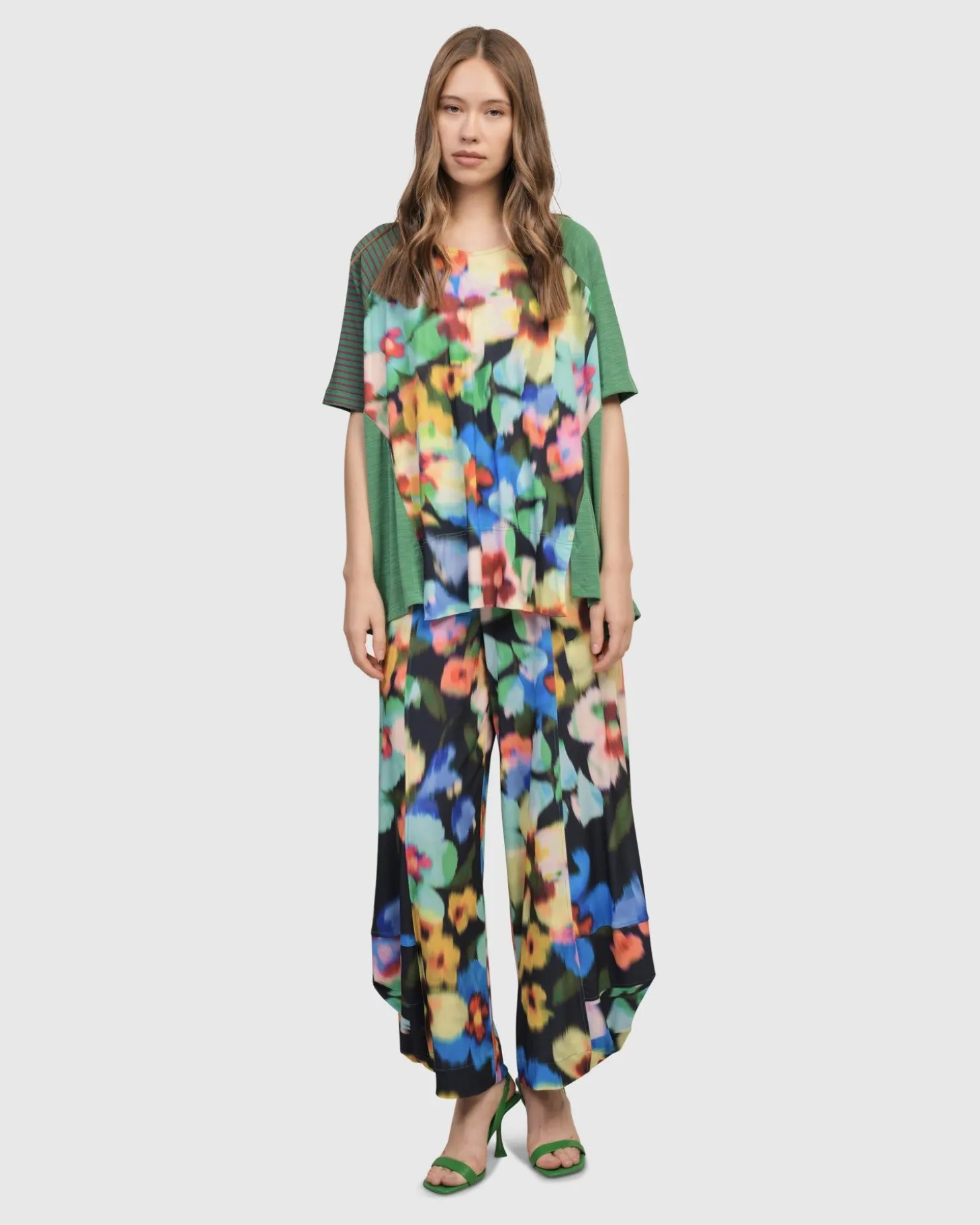 Women Alembika Forget-Me-Not Trapeze Top, Garden