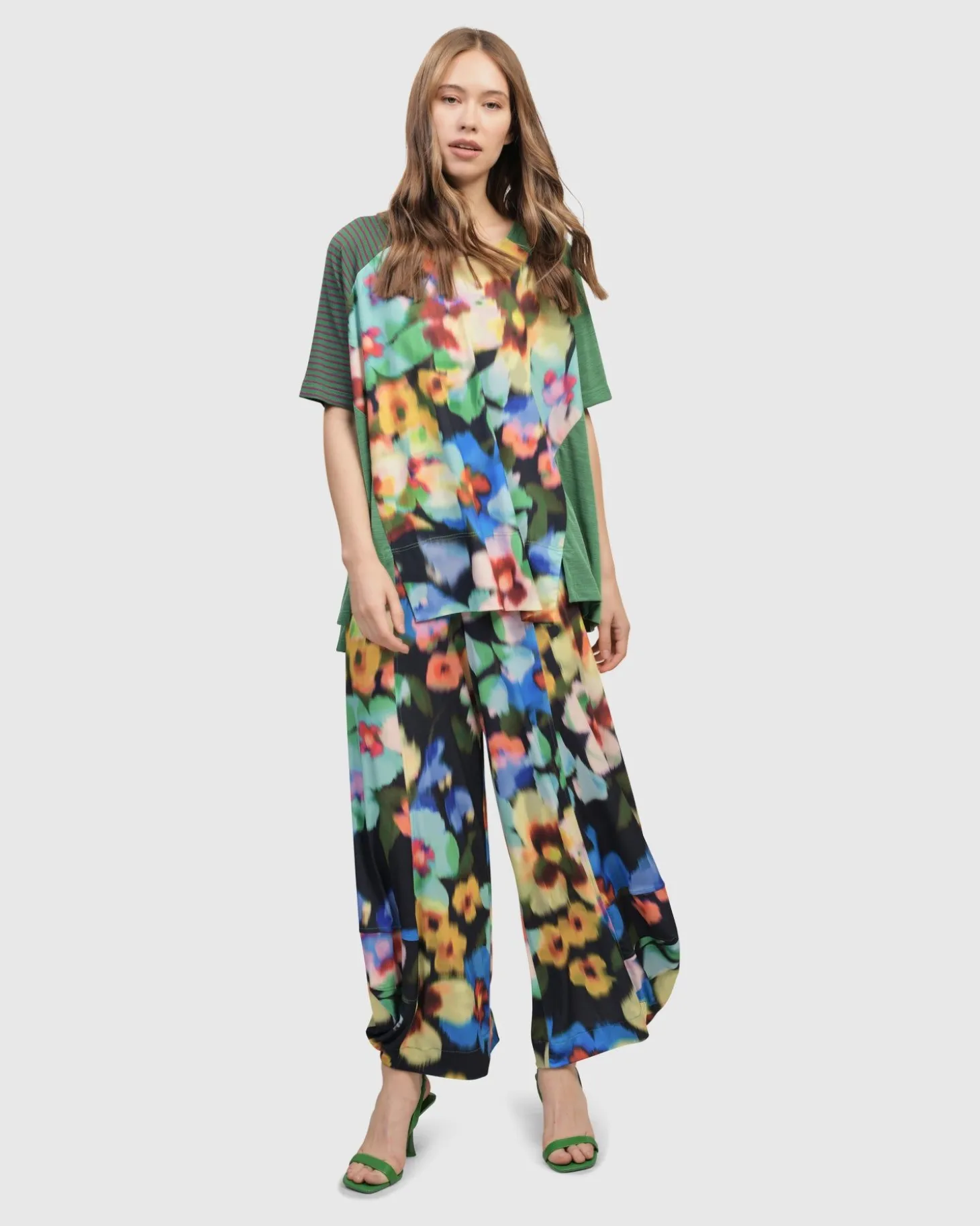 Women Alembika Forget-Me-Not Trapeze Top, Garden