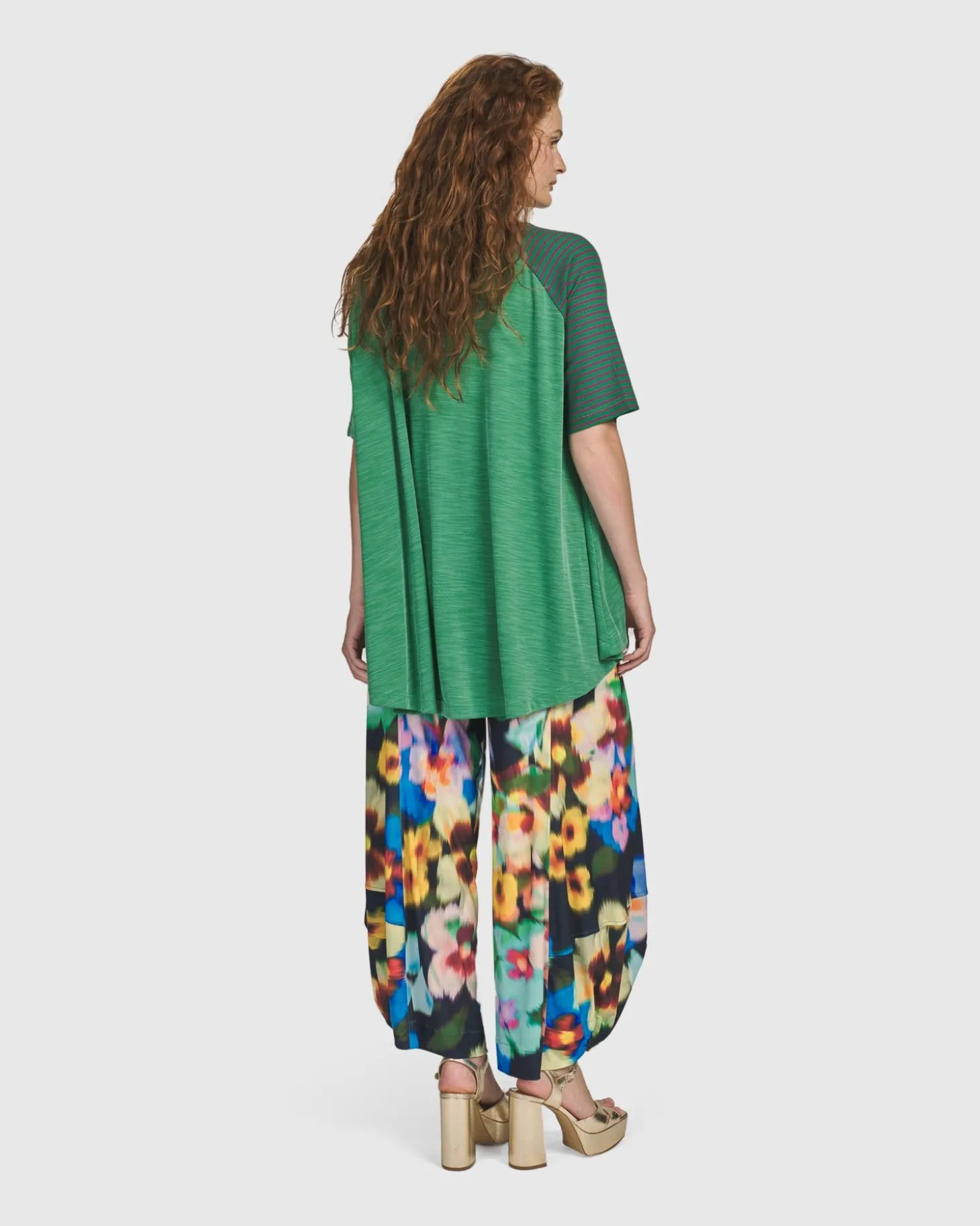 Women Alembika Forget-Me-Not Trapeze Top, Garden