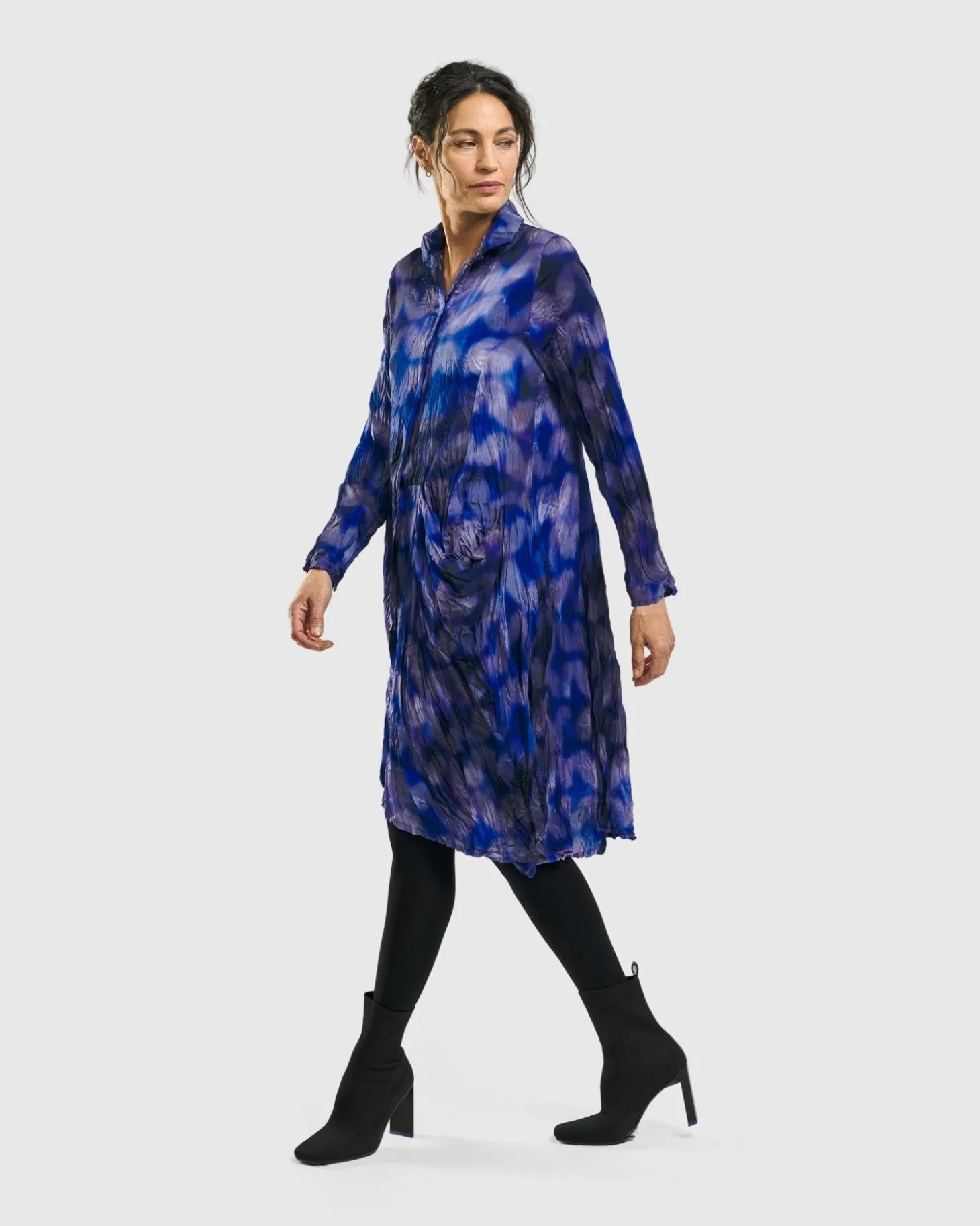 Women Alembika Fortuna Wonderful Pocket Dress, Royal
