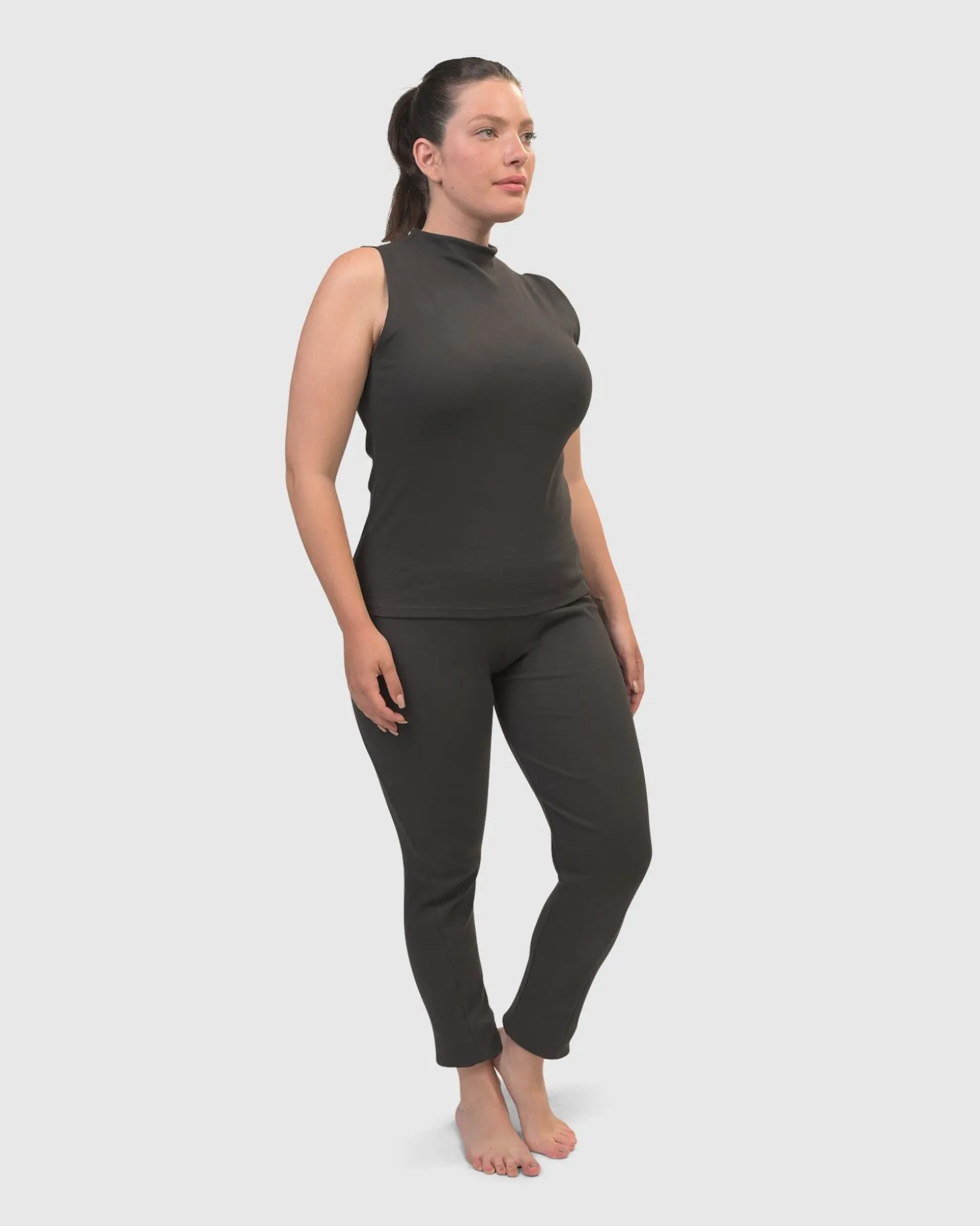 Women Alembika Freedom Leggings, Charcoal