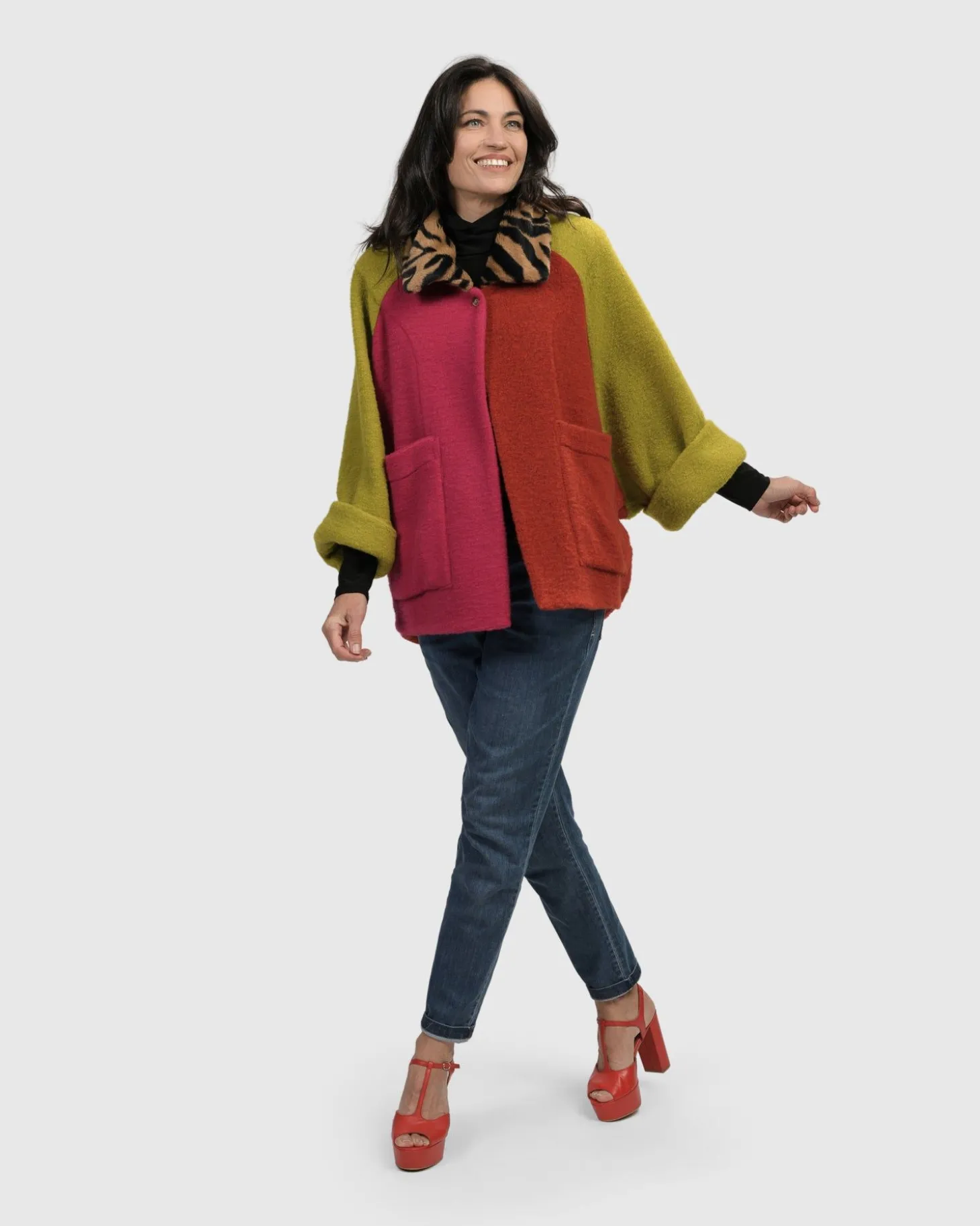 Women Alembika Funkadelic Sidecar Jacket, Mix