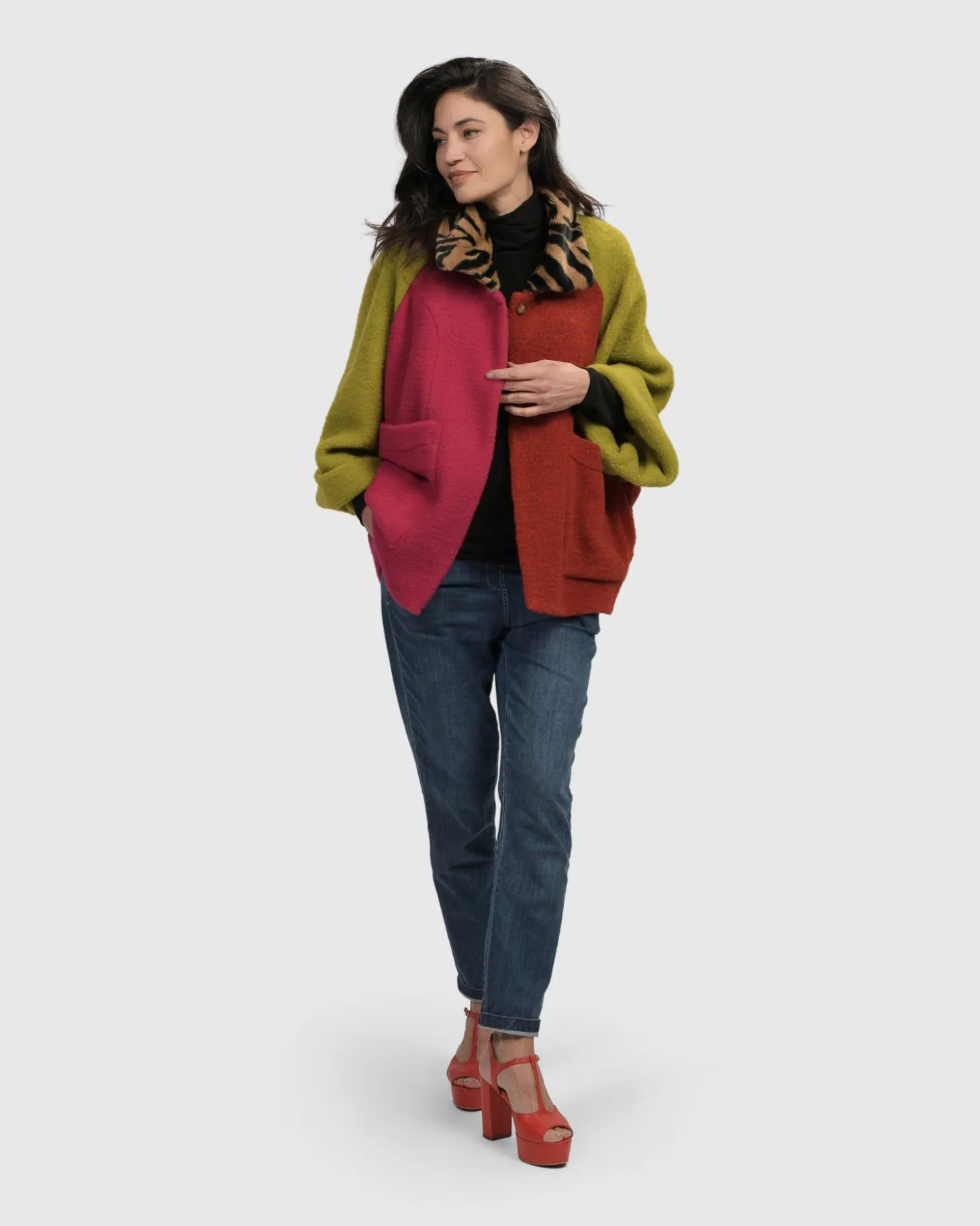 Women Alembika Funkadelic Sidecar Jacket, Mix