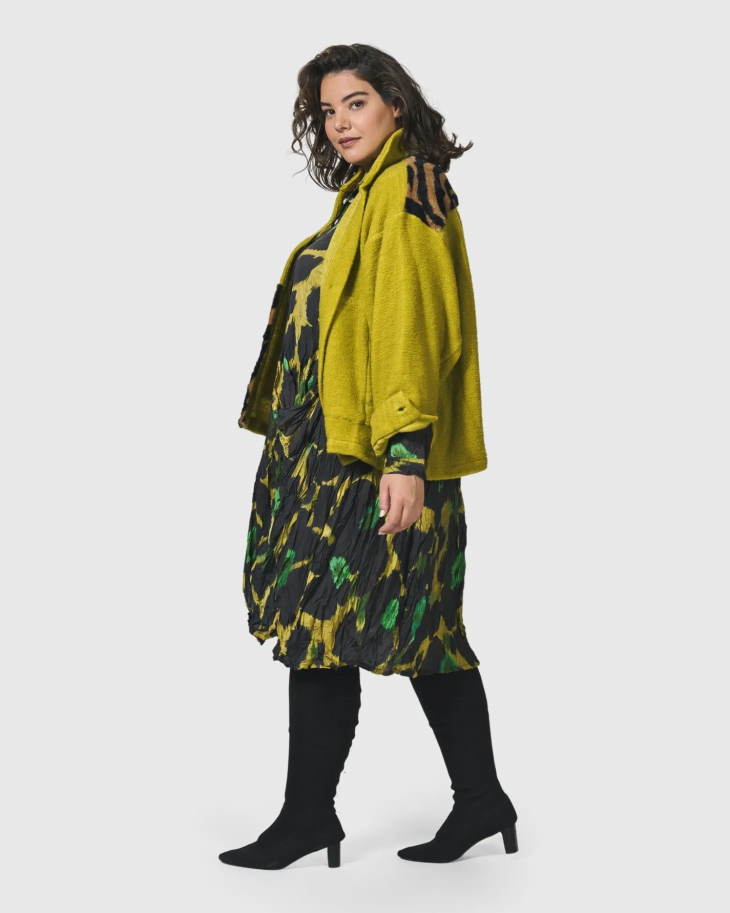 Women Alembika Funkadelic Weekend Jacket, Lime