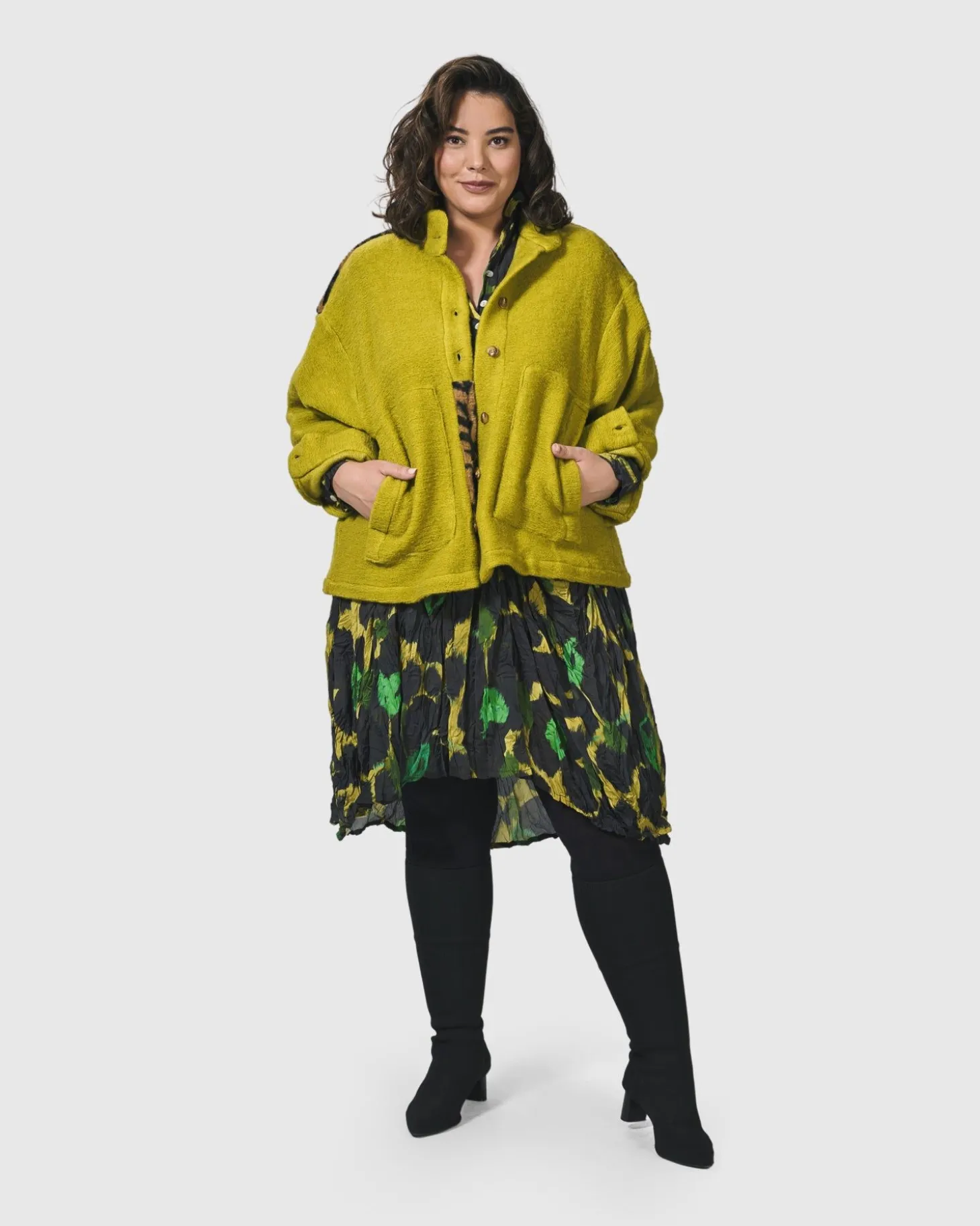 Women Alembika Funkadelic Weekend Jacket, Lime