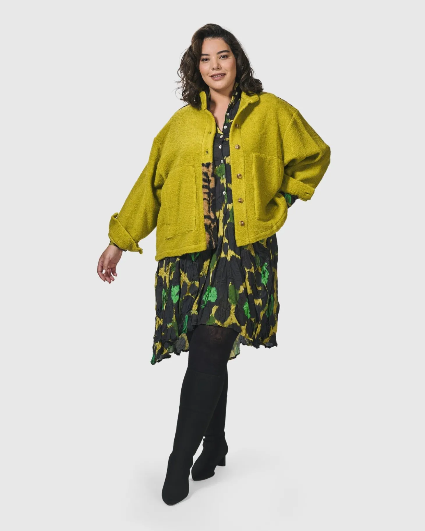 Women Alembika Funkadelic Weekend Jacket, Lime