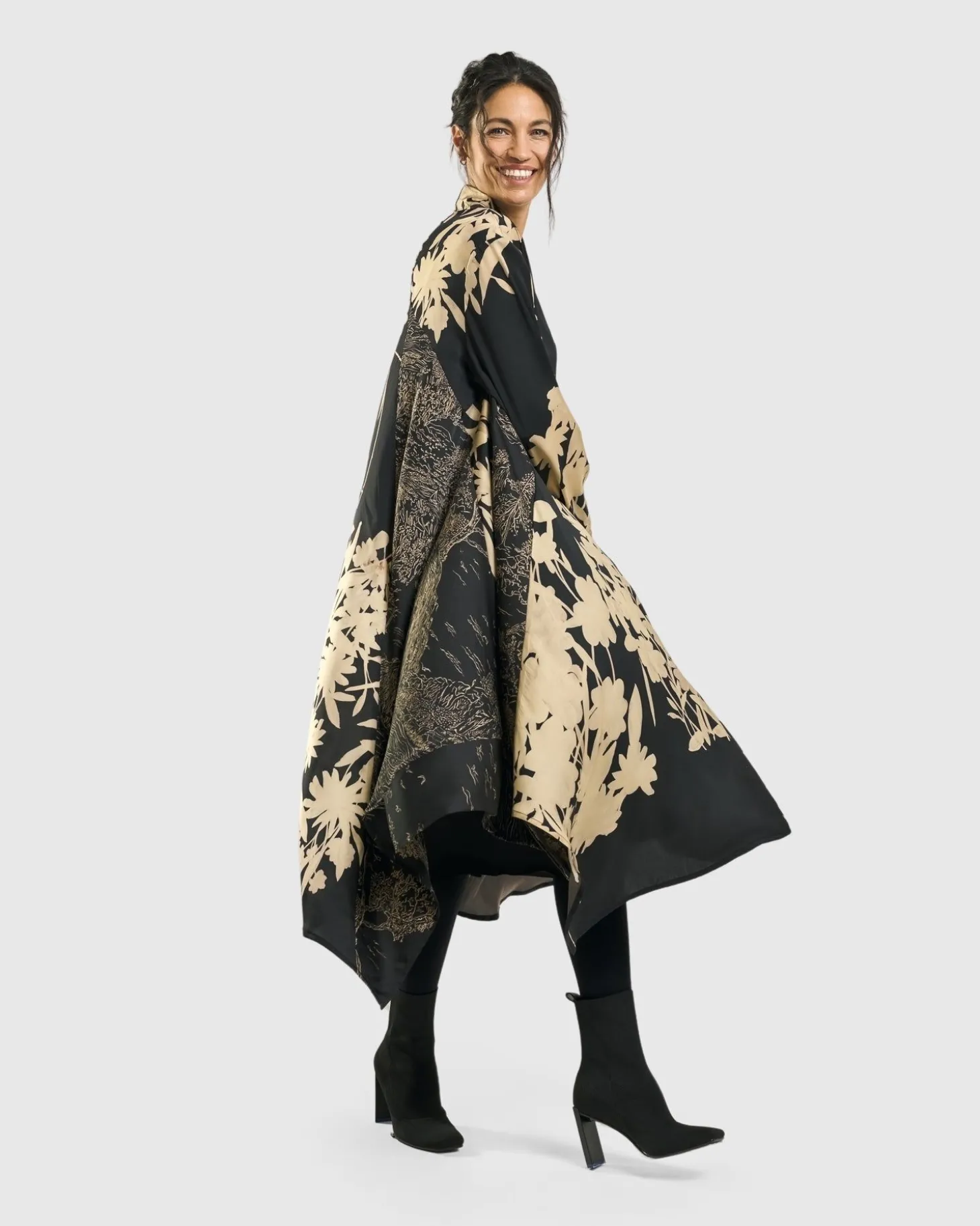 Women Alembika Gaia A-Line Trapeze Dress, Floral