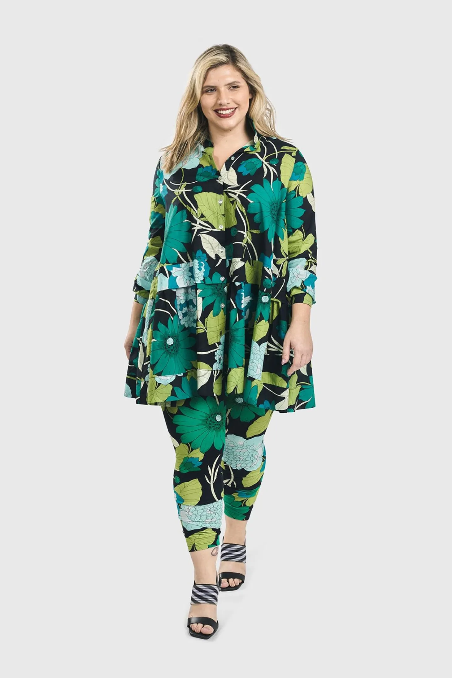 Women Alembika Getaway Tunic Blouse, Floral