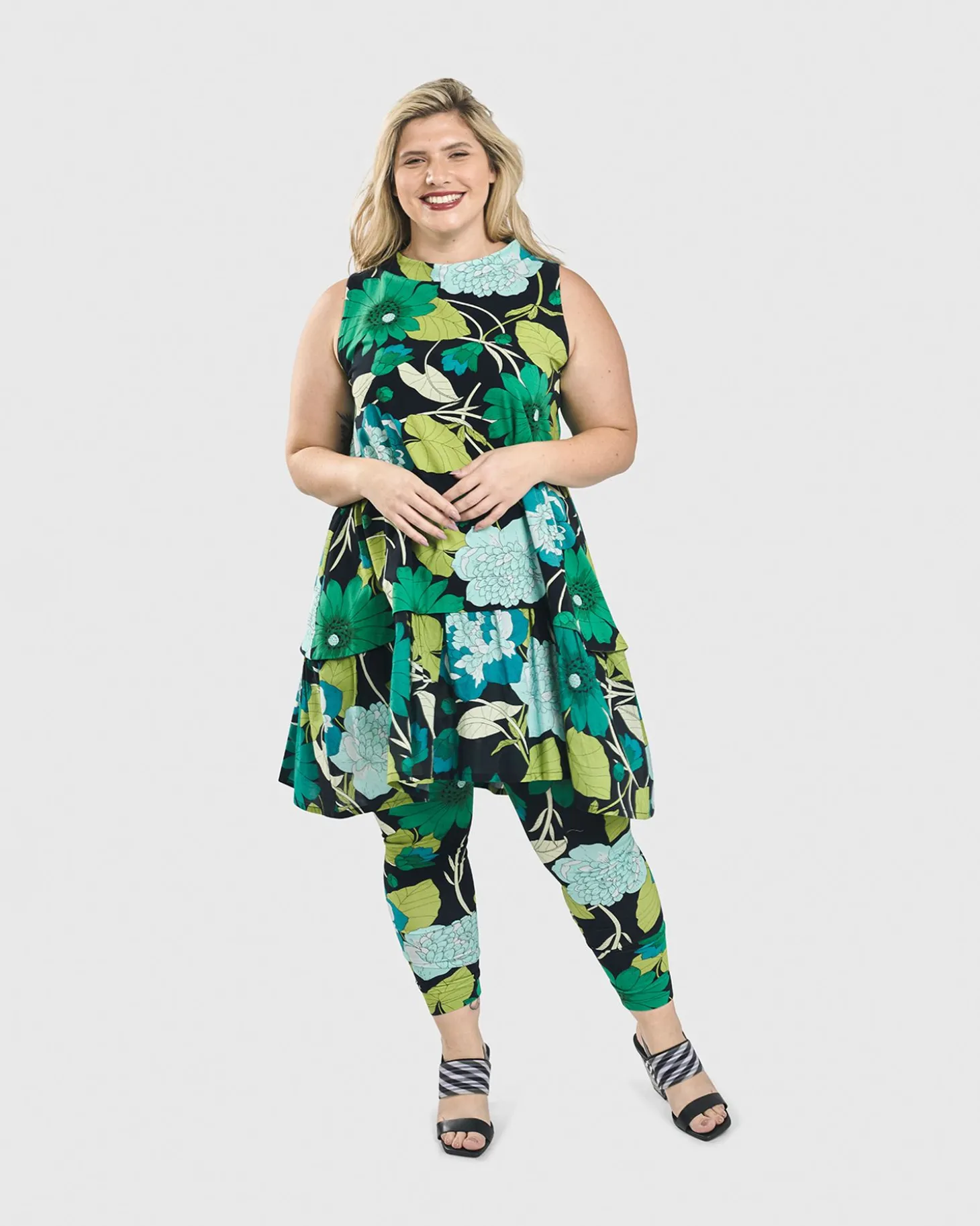 Women Alembika Getaway Tunic Blouse, Floral