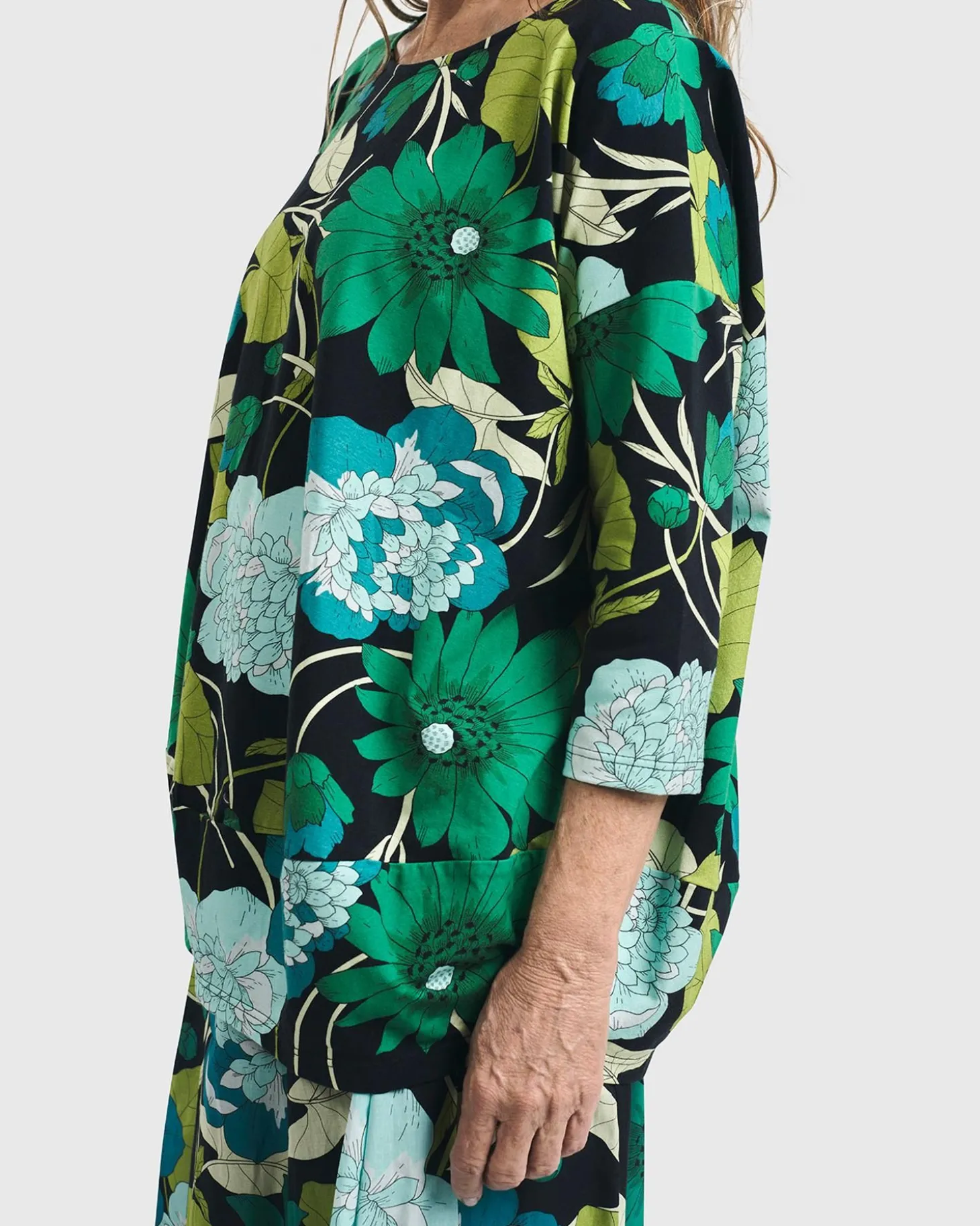 Women Alembika Getaway Tunic Blouse, Floral