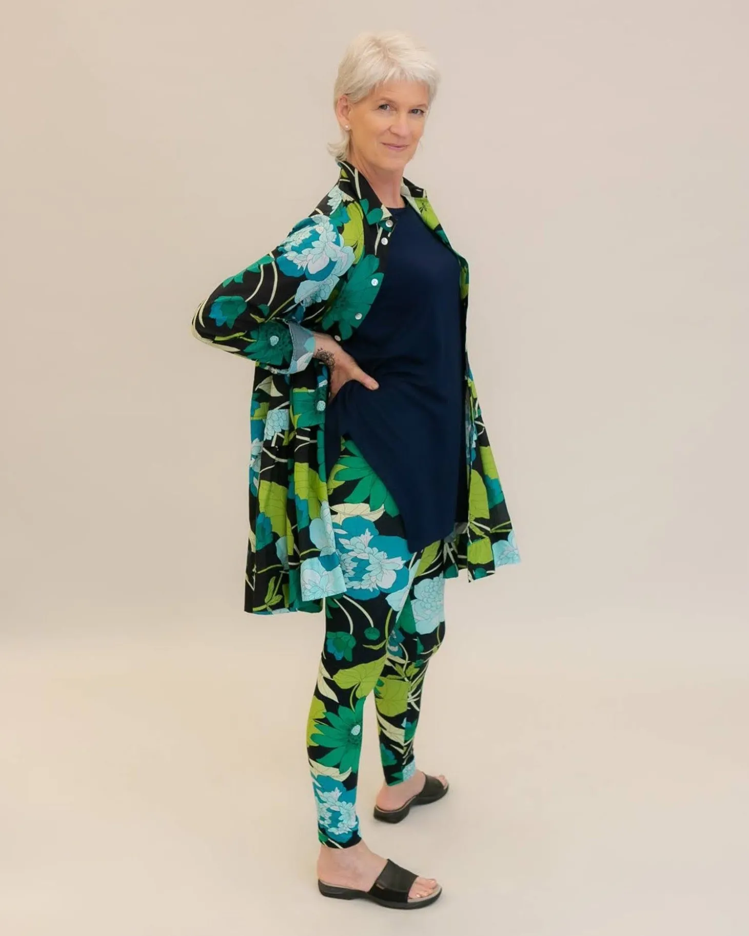 Women Alembika Getaway Tunic Blouse, Floral