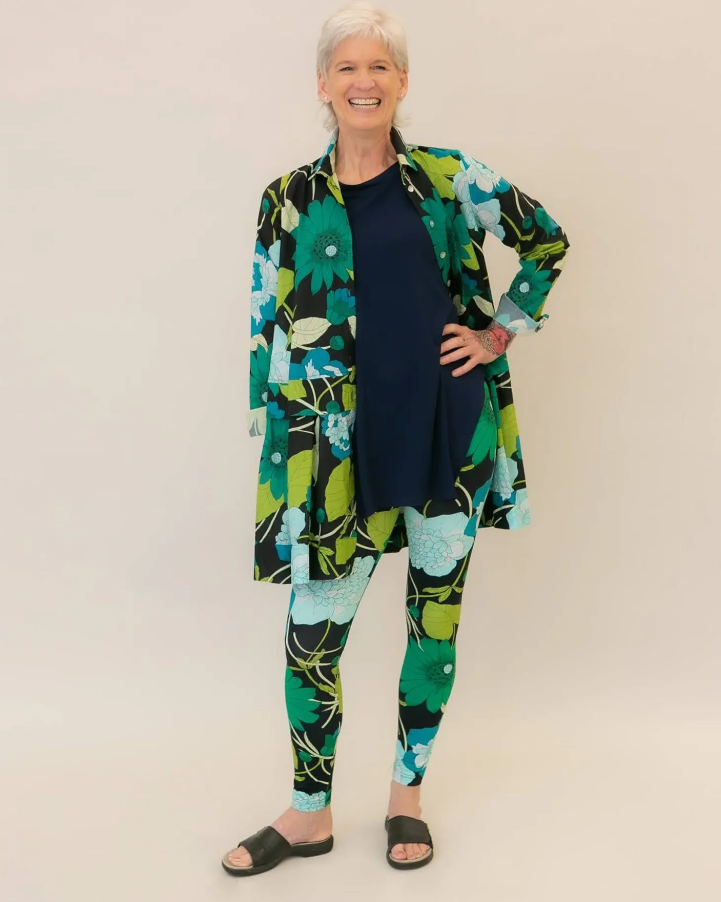 Women Alembika Getaway Tunic Blouse, Floral