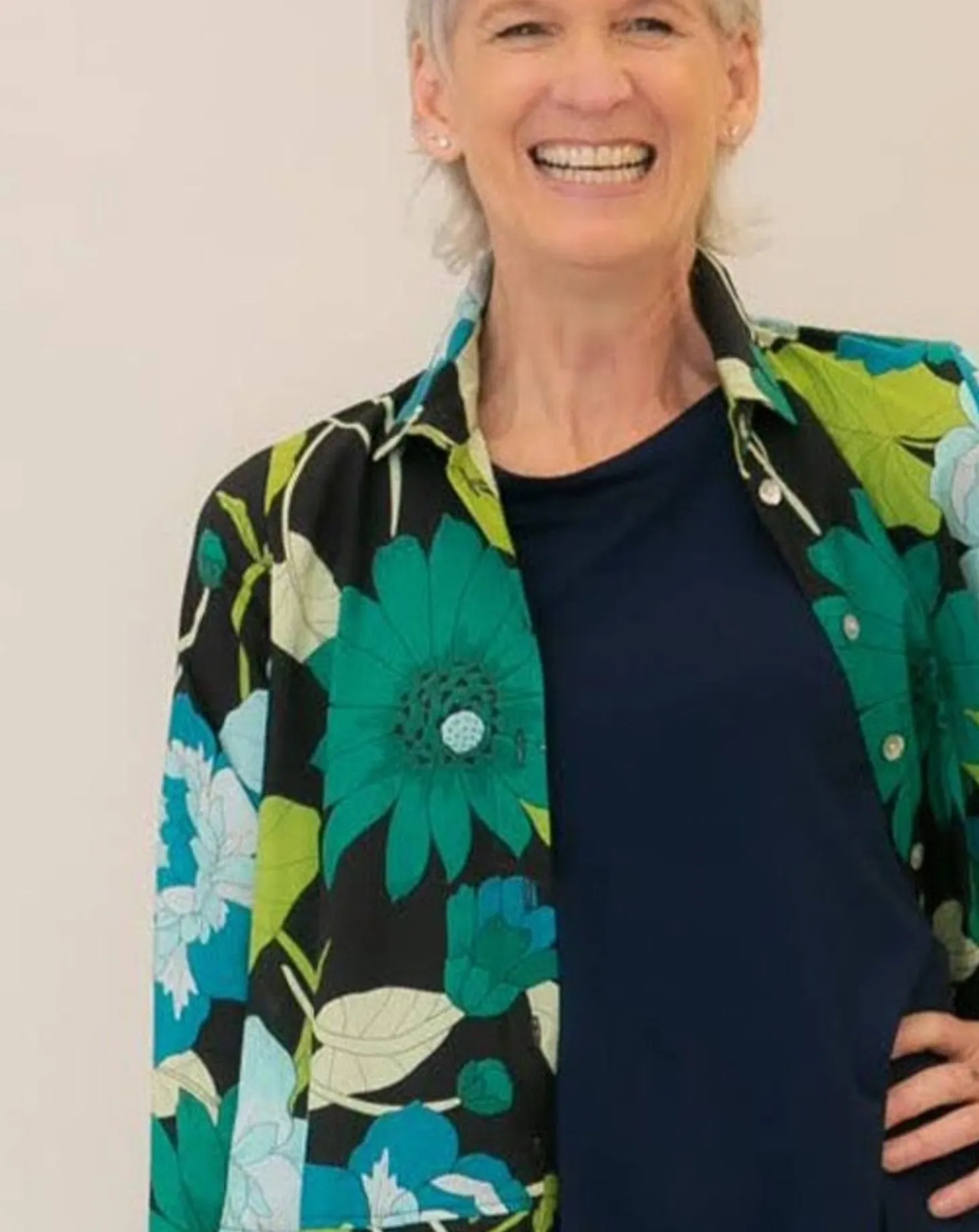 Women Alembika Getaway Tunic Blouse, Floral