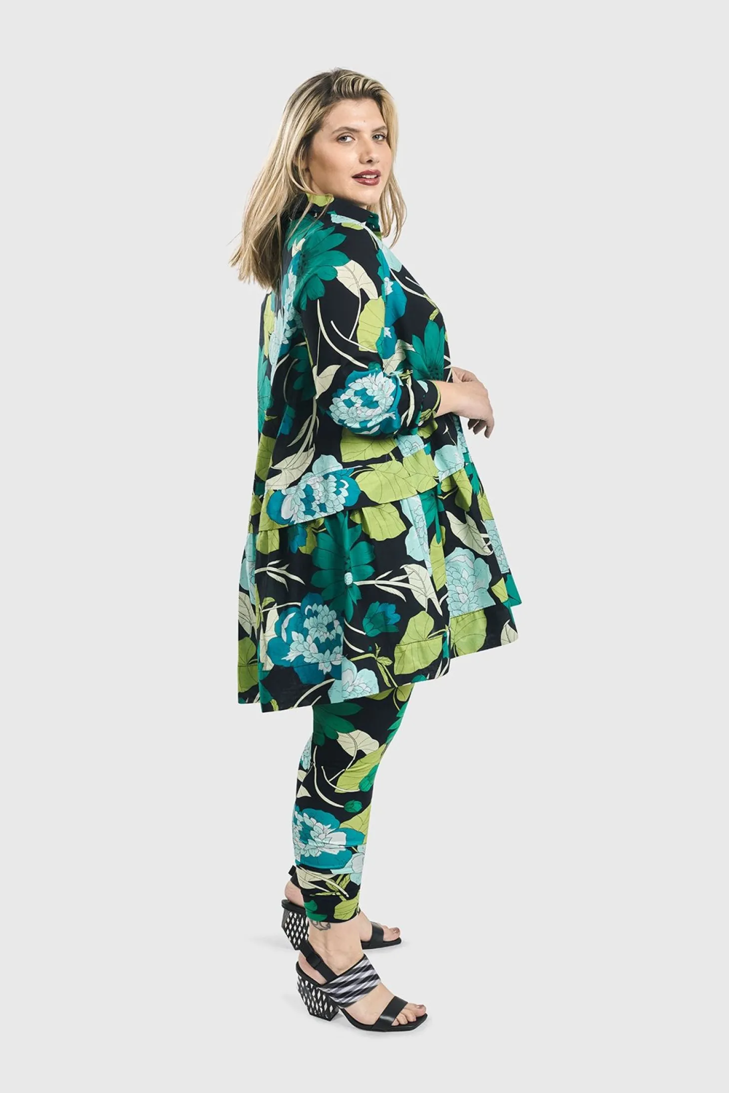 Women Alembika Getaway Tunic Blouse, Floral