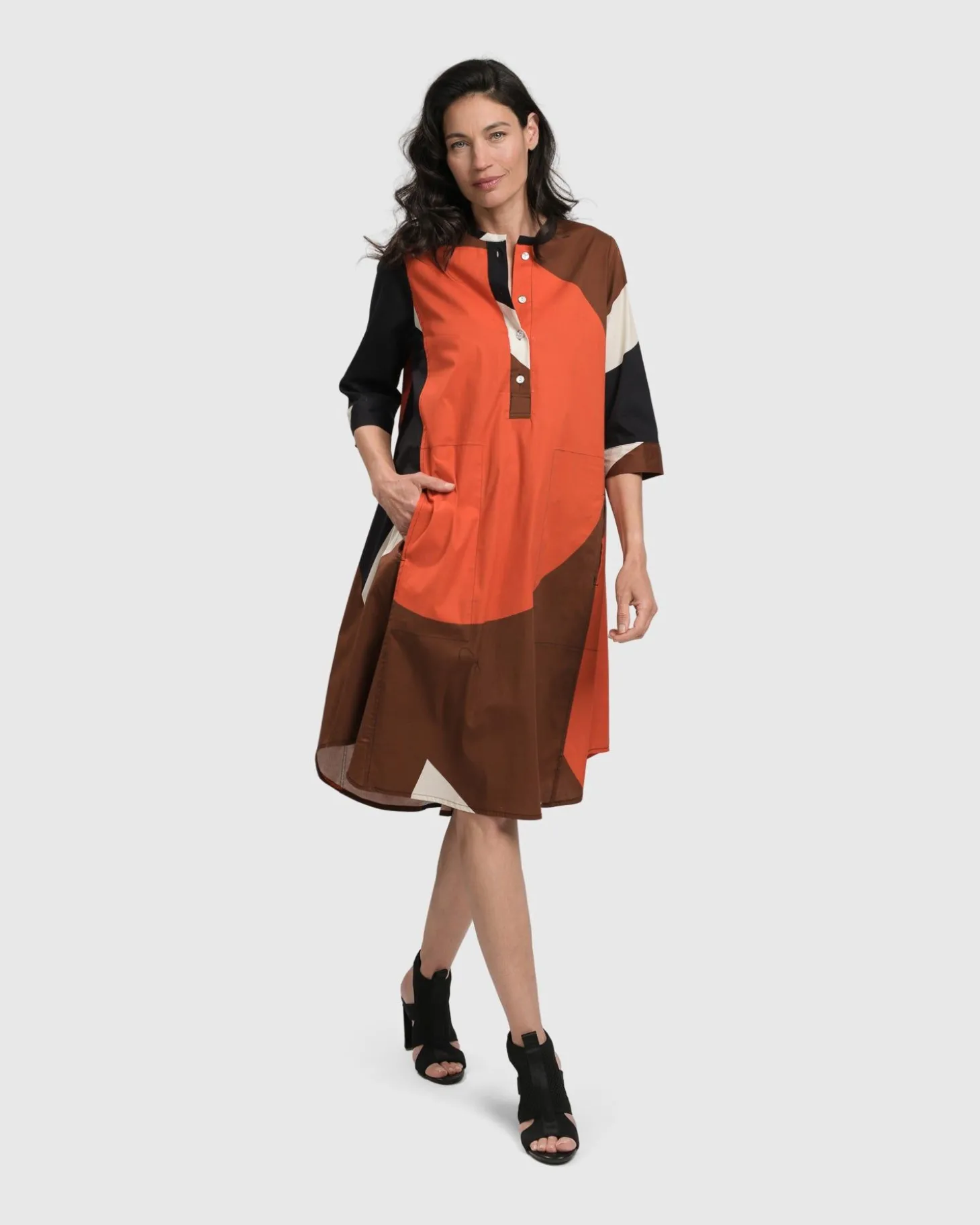 Women Alembika Ginny Oversized Shift Dress, Blossom