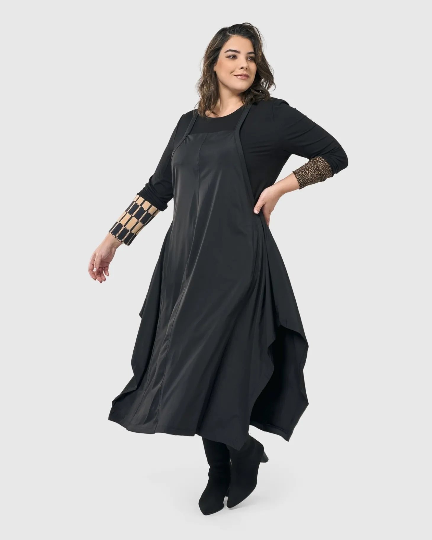 Women Alembika Go-To Long Sleeve Top, Coffee