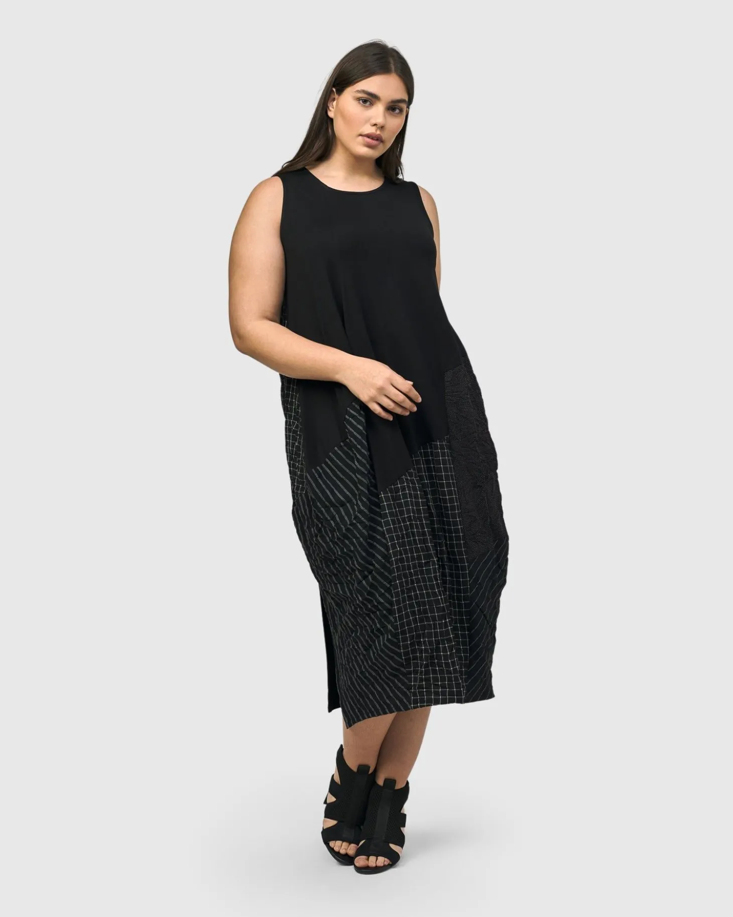 Women Alembika Hestia Sleeveless Cocoon Dress, Mix