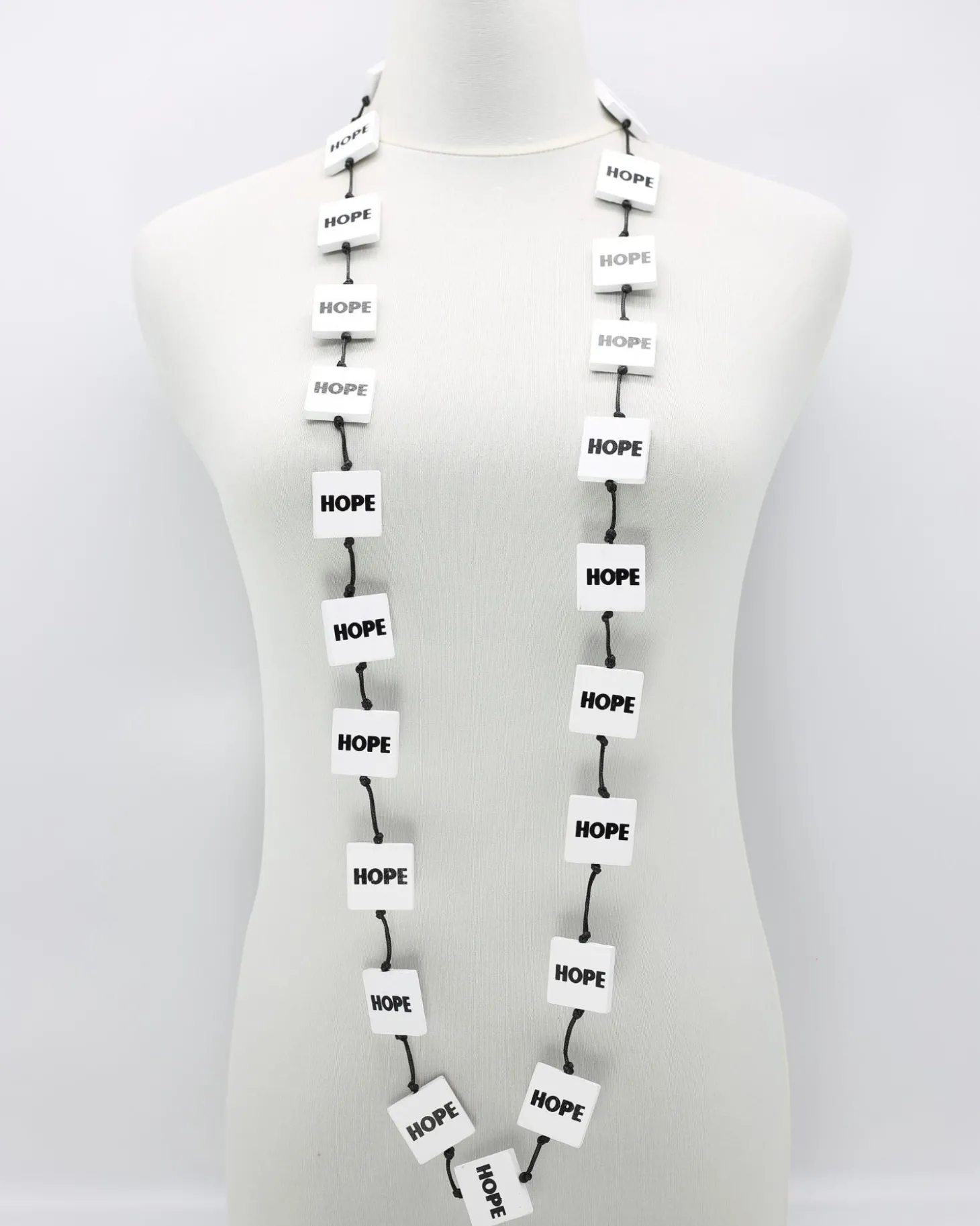 Women Alembika Hope Squares Necklace, White