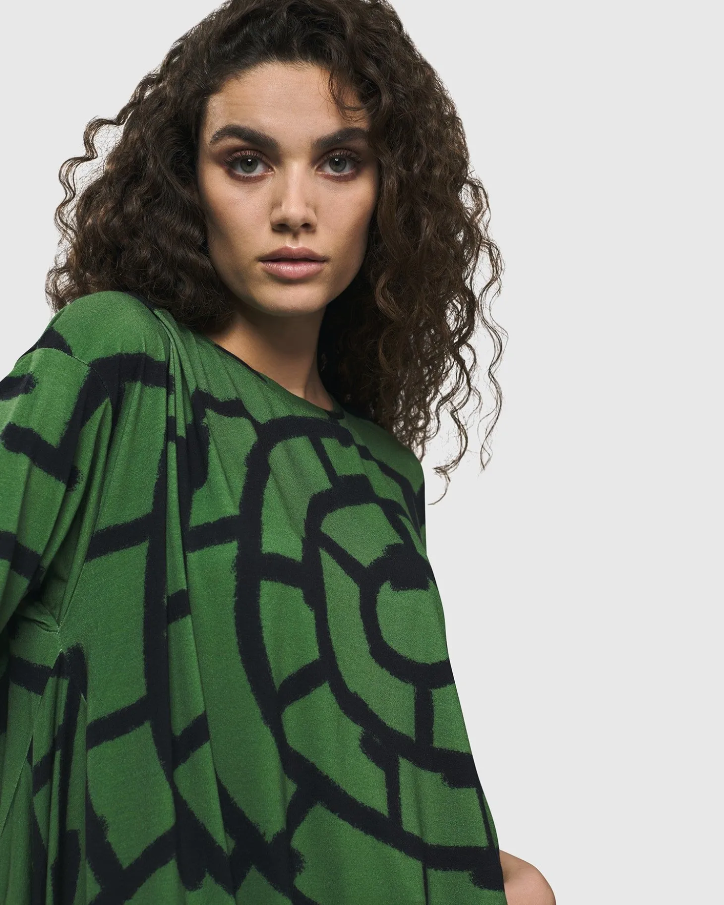 Women Alembika Hypnotic Swing Tunic Top, Clover