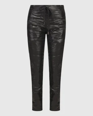 Women Alembika Iconic Stretch Jeans, Metallic Black