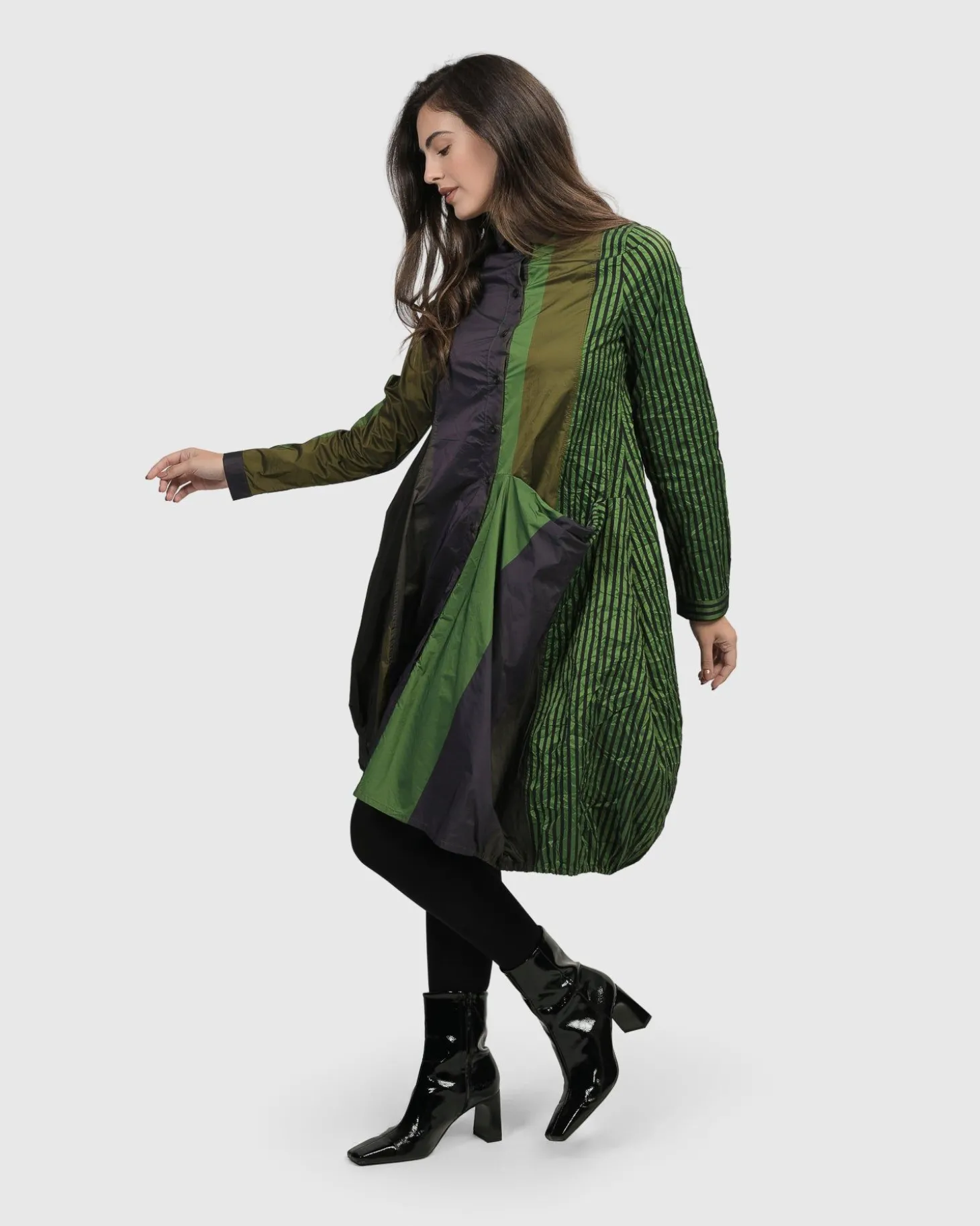Women Alembika In My Element Wonderful Dress, Forest
