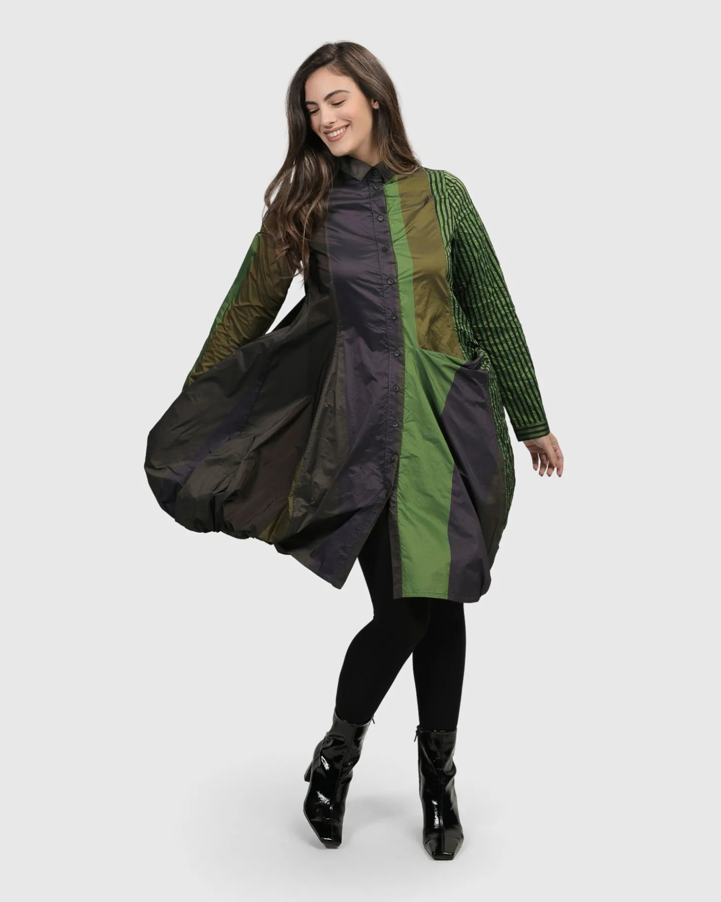 Women Alembika In My Element Wonderful Dress, Forest
