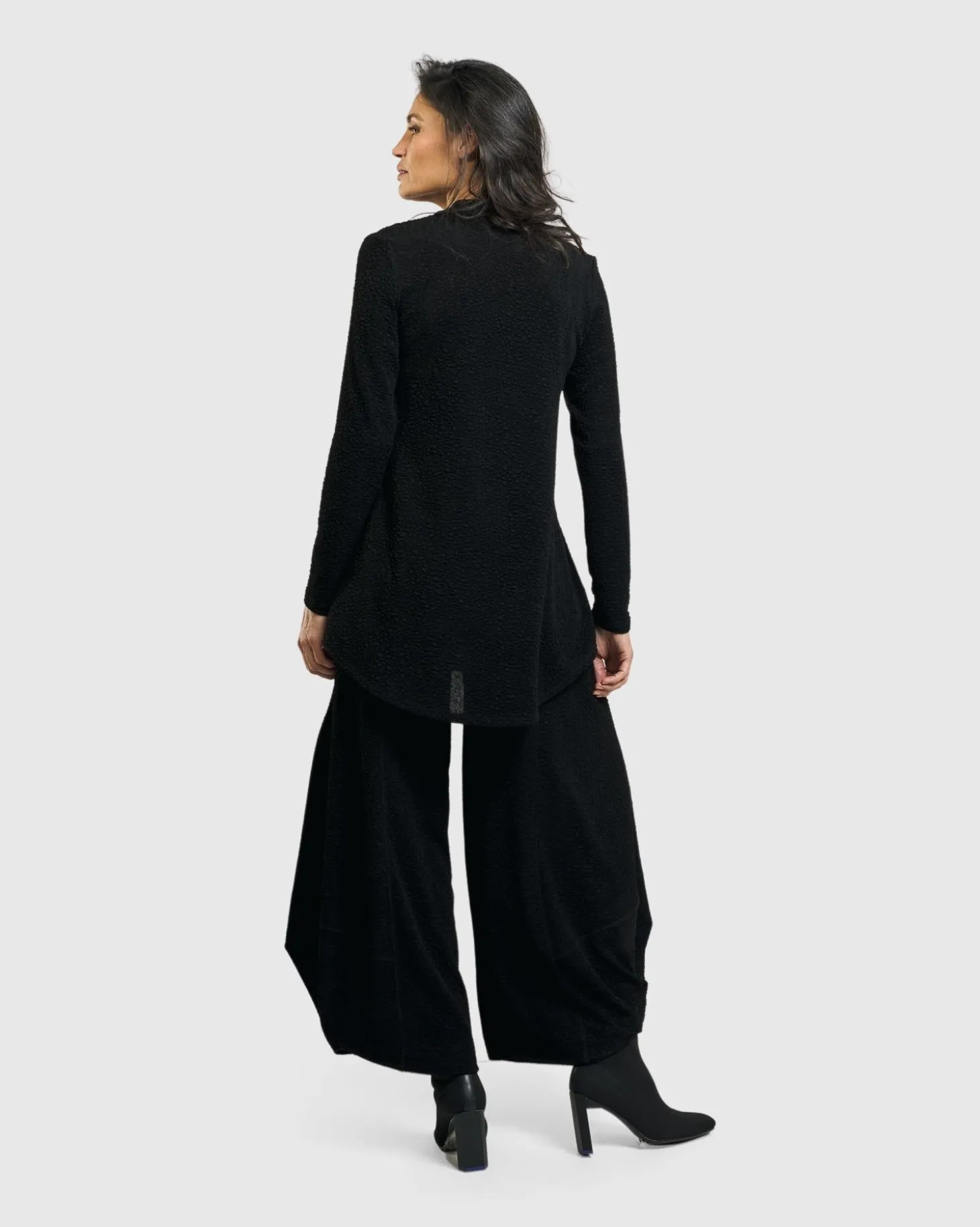 Women Alembika Jacquard Punto Pants, Black