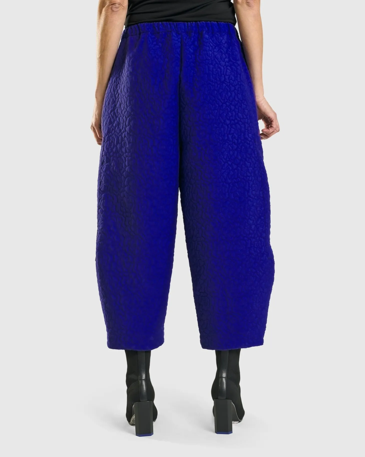 Women Alembika Jacquard Tapestry Pants, Royal