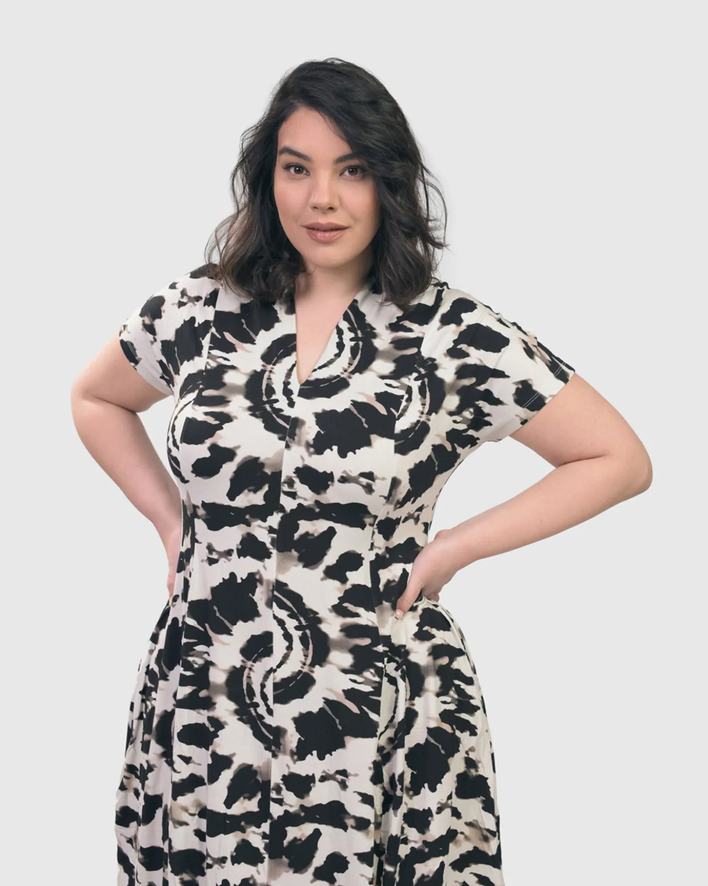 Women Alembika Jane Cocoon Midi Dress, Tie Dye