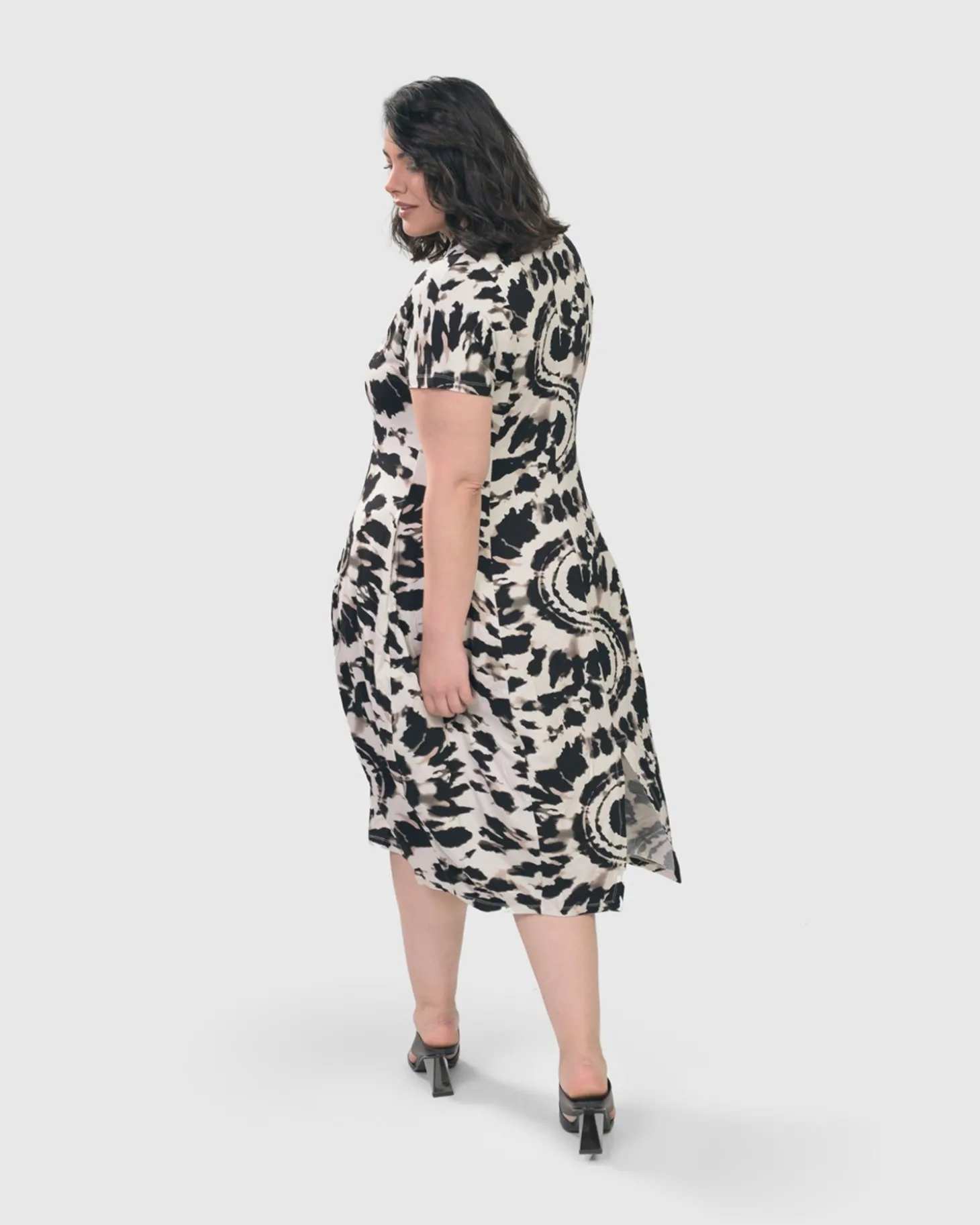 Women Alembika Jane Cocoon Midi Dress, Tie Dye