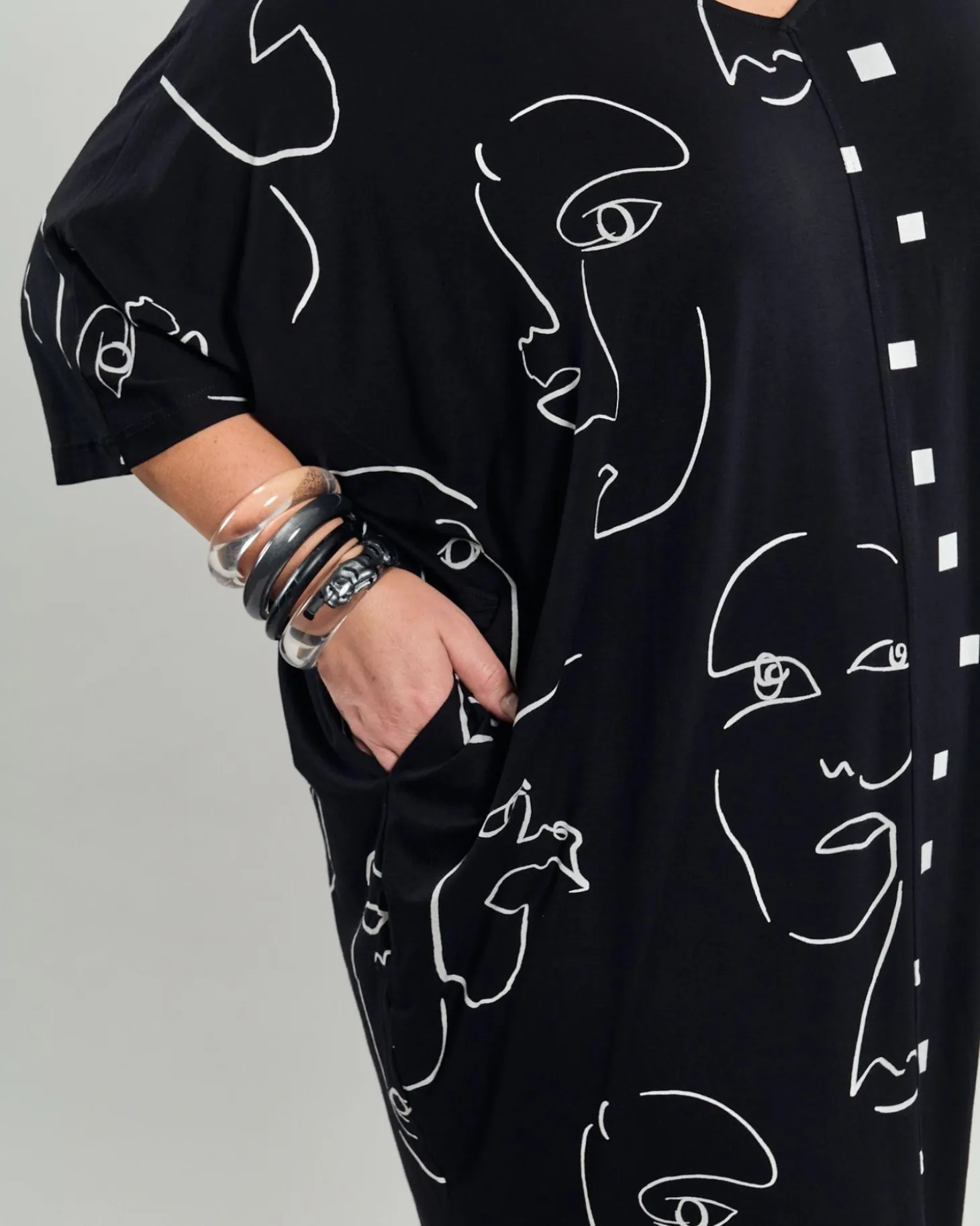 Women Alembika Jax Dolman Midi Dress, Mix
