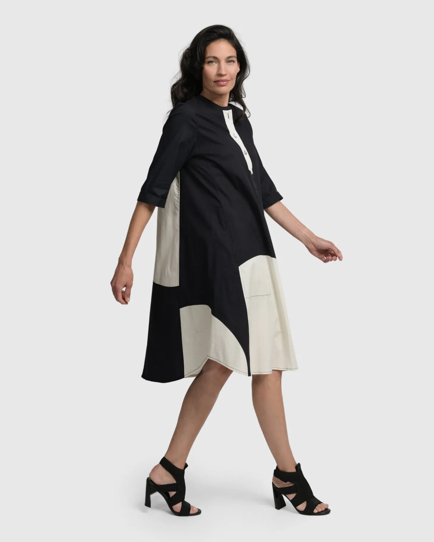 Women Alembika Jenny Oversized Shift Dress, Mono