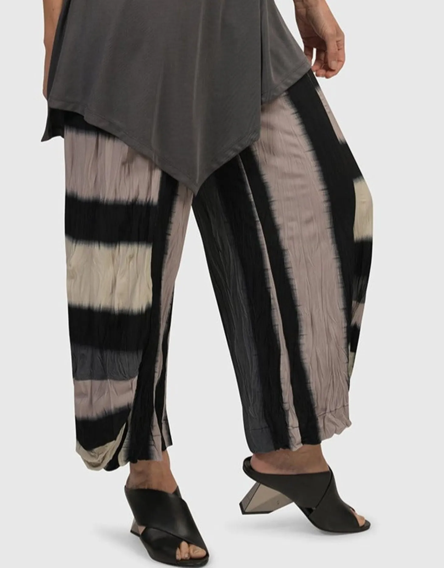 Women Alembika Jess Crinkle Punto Pants, Stripe